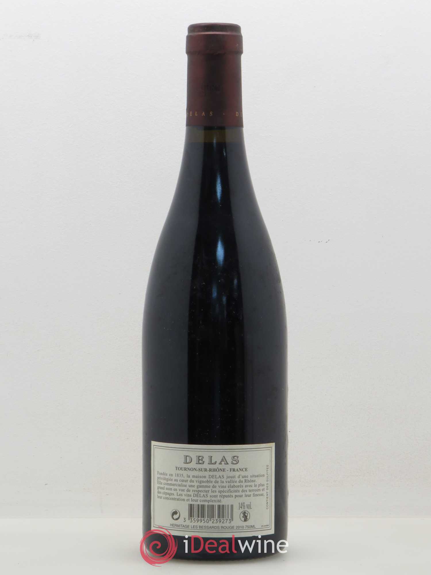 Hermitage Les Bessards Delas Frères 2010 - Lot de 1 bouteille - 1
