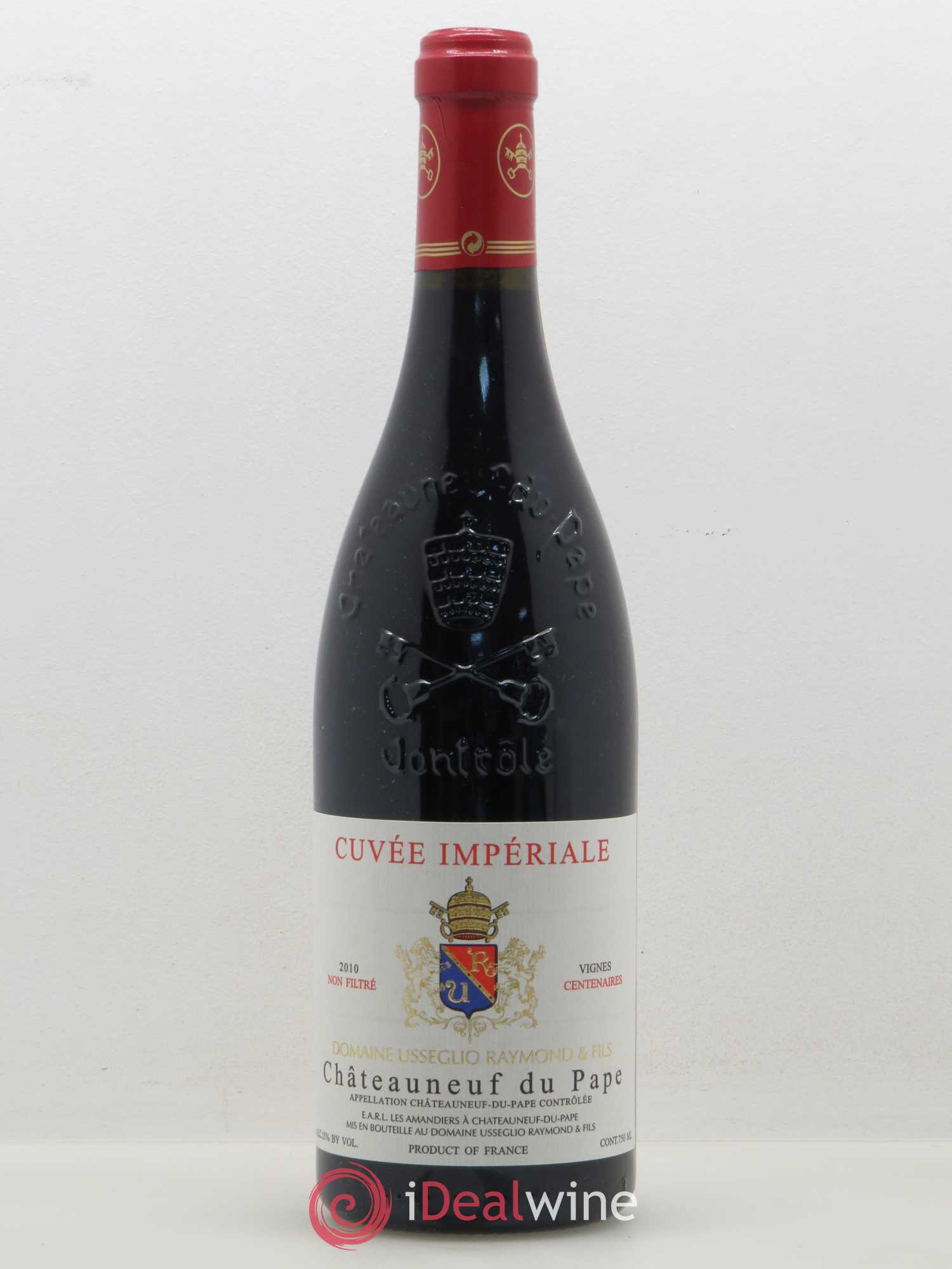 Châteauneuf-du-Pape Cuvée Impériale Raymond Usseglio & Fils (Domaine) 2010 - Lot de 1 bouteille - 0