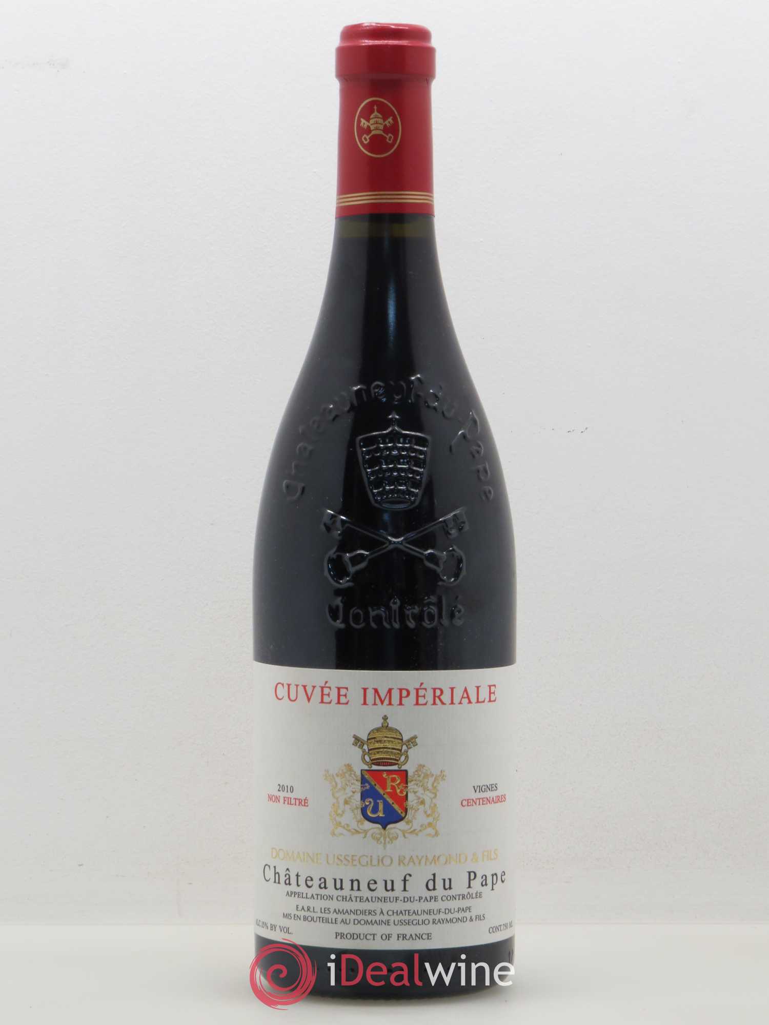 Châteauneuf-du-Pape Cuvée Impériale Raymond Usseglio & Fils (Domaine) 2010 - Lot de 1 bouteille - 0
