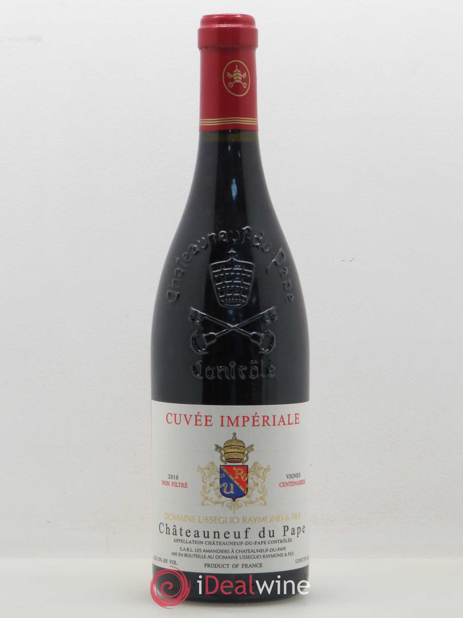 Châteauneuf-du-Pape Cuvée Impériale Raymond Usseglio & Fils (Domaine) 2010 - Lot de 1 bouteille - 0