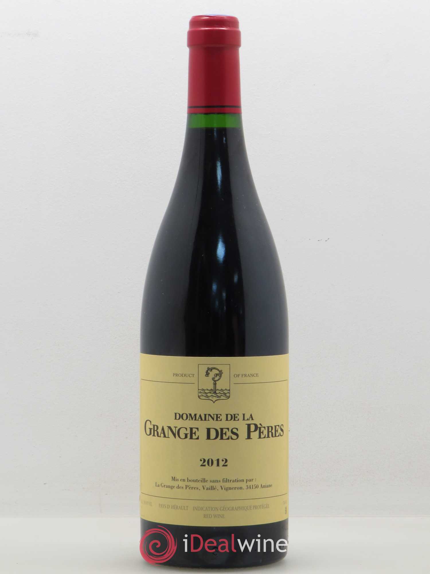 Pays d'Hérault Grange des Pères Laurent Vaillé 2012 - Lot de 1 bouteille - 0