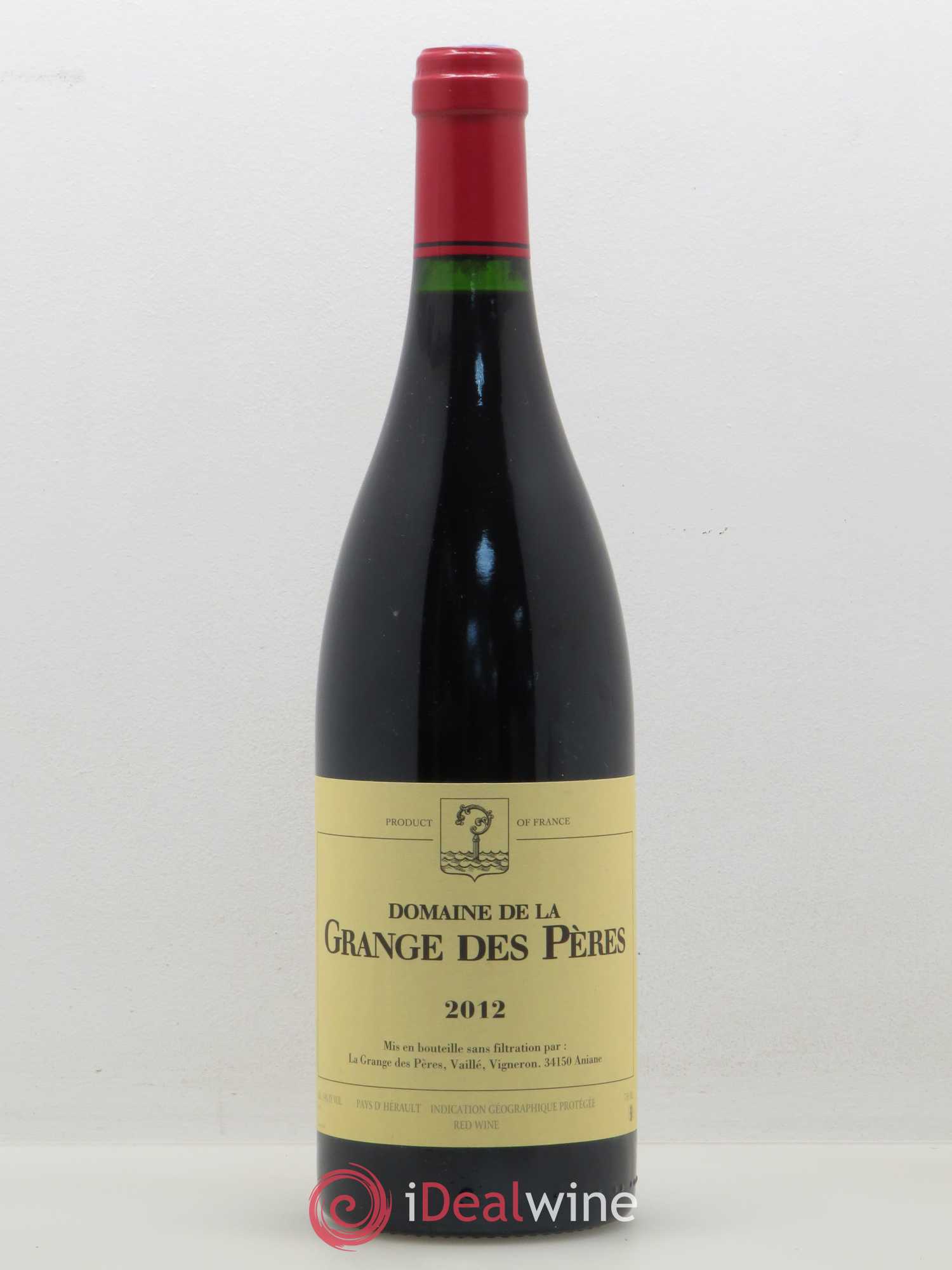 Pays d'Hérault Grange des Pères Laurent Vaillé 2012 - Lot de 1 bouteille - 0