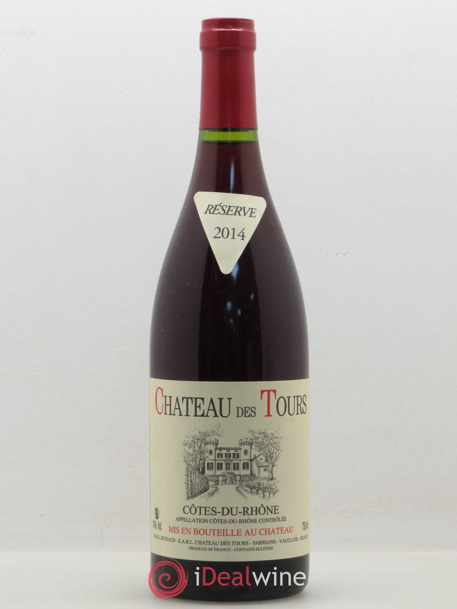 Côtes-du-Rhône Château des Tours Emmanuel Reynaud 2014 - Lot de 1 bouteille - 0