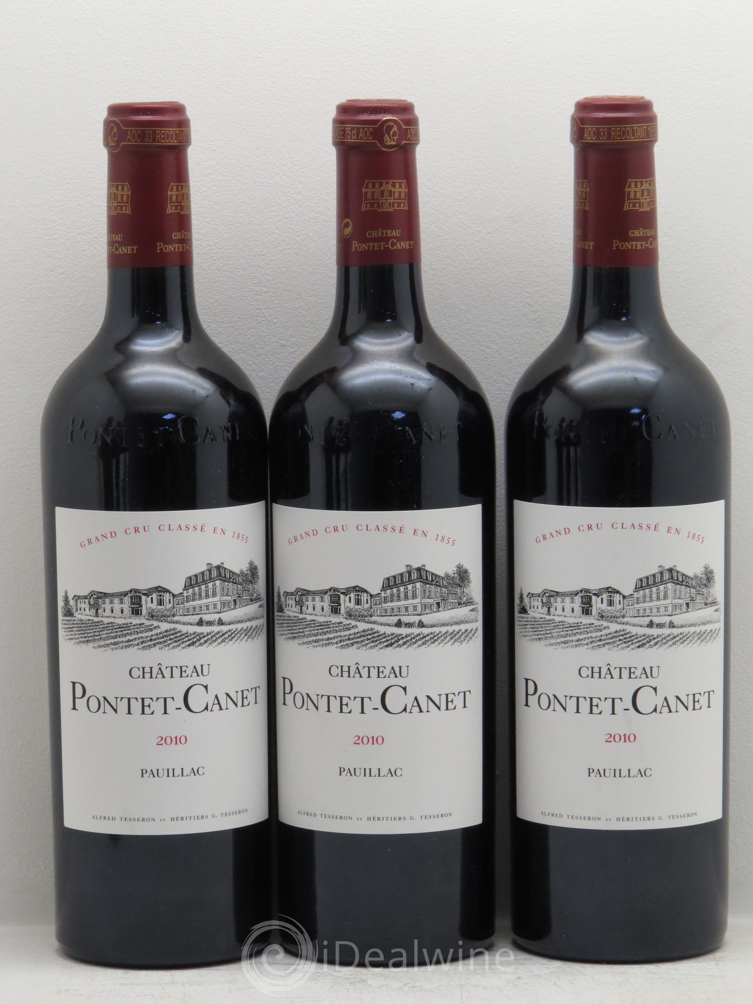 Château Pontet Canet 5ème Grand Cru Classé 2010 - Lot de 6 bouteilles - 1