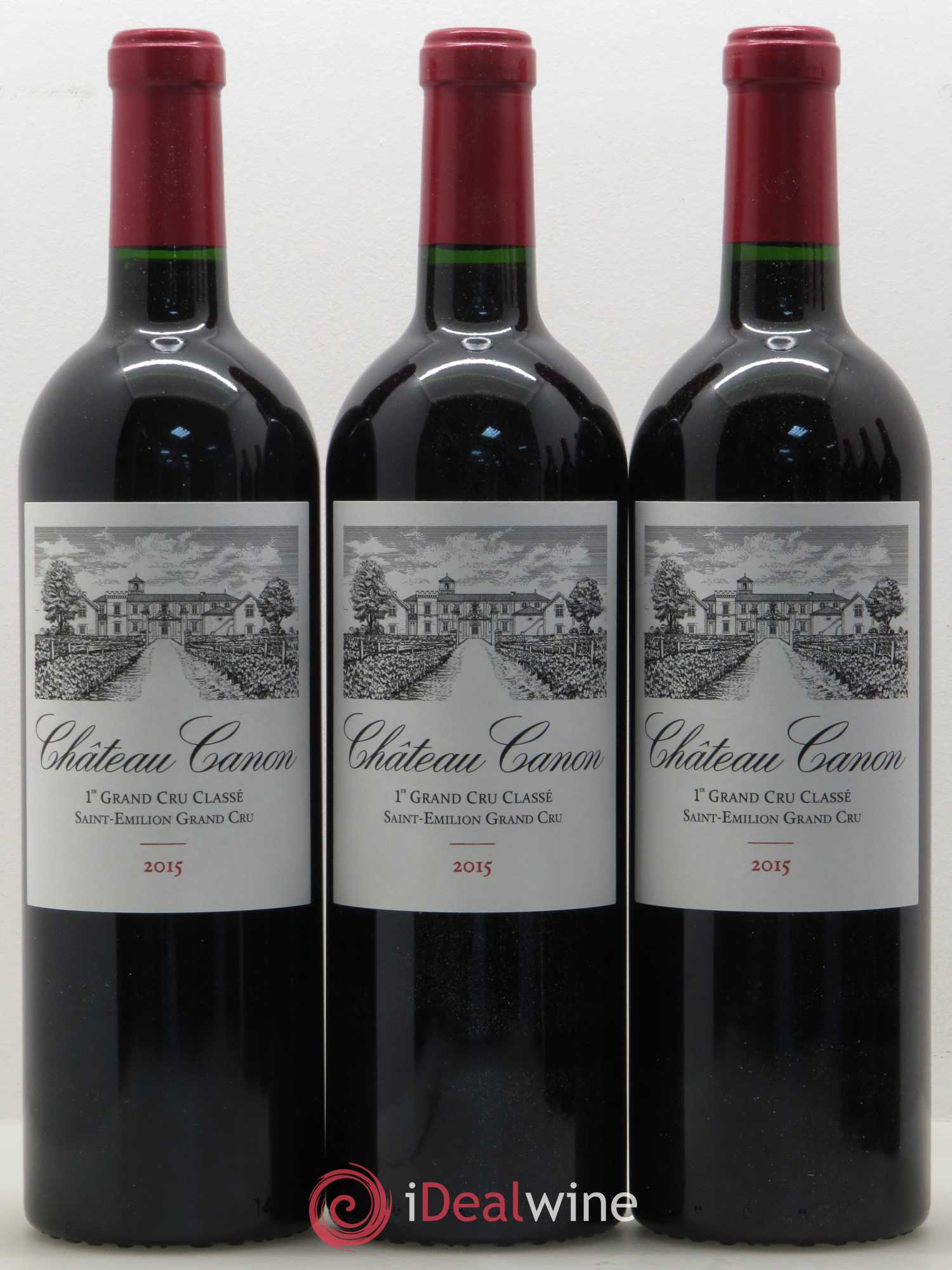 Château Canon 1er Grand Cru Classé B 2015 - Lot de 6 bouteilles - 1