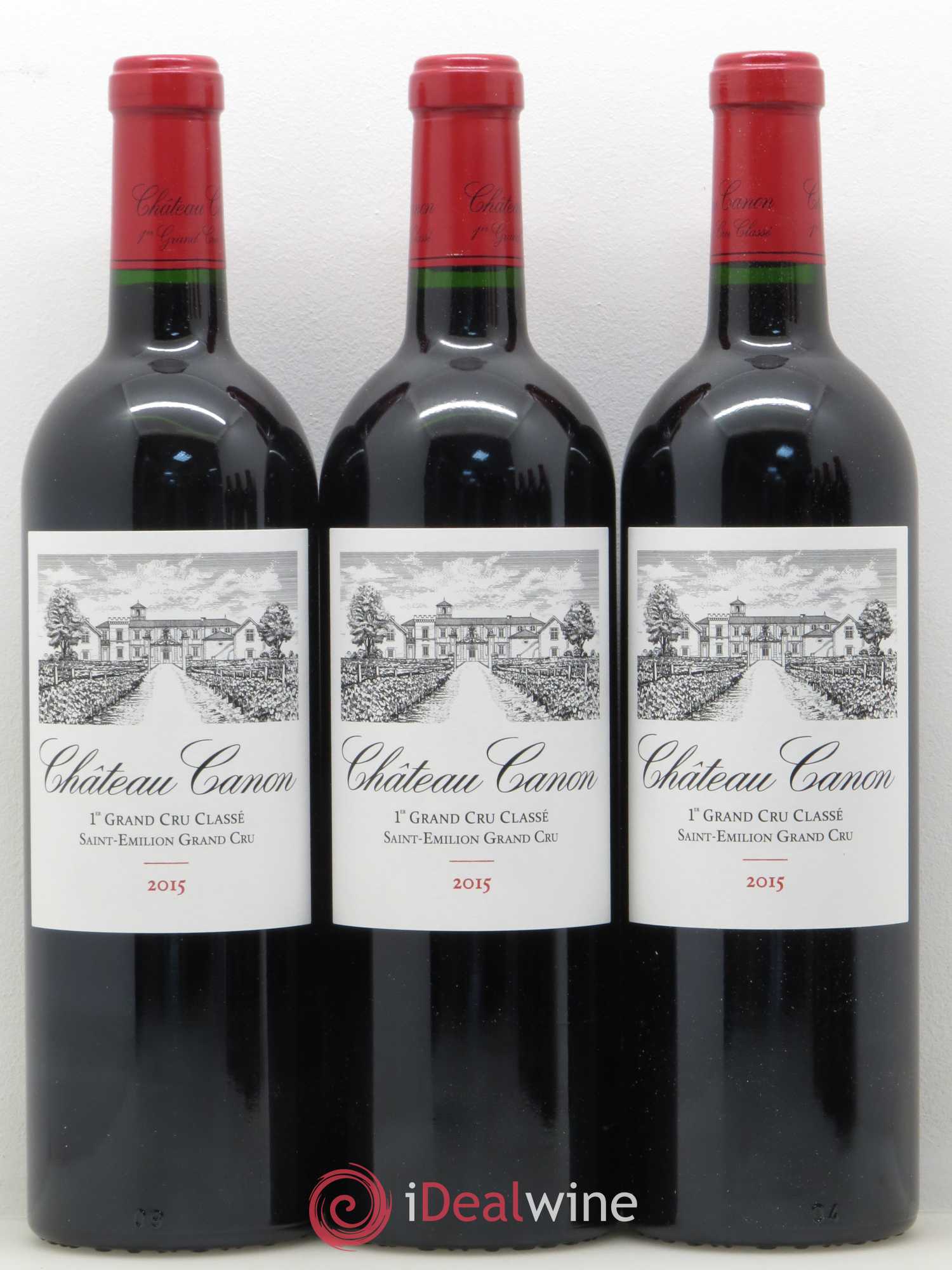 Château Canon 1er Grand Cru Classé B 2015 - Lot de 6 bouteilles - 1