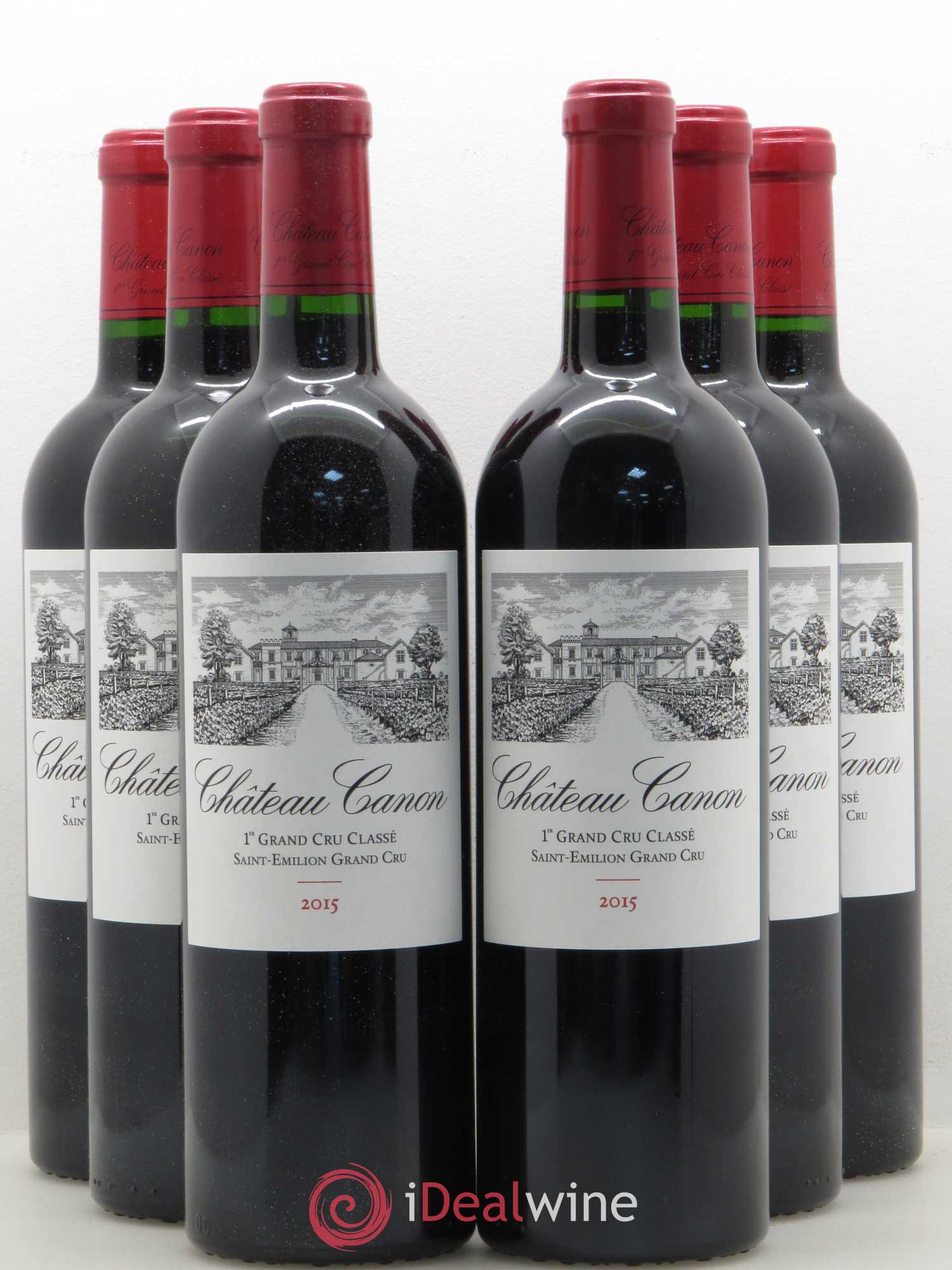 Château Canon 1er Grand Cru Classé B 2015 - Lot de 6 bouteilles - 0