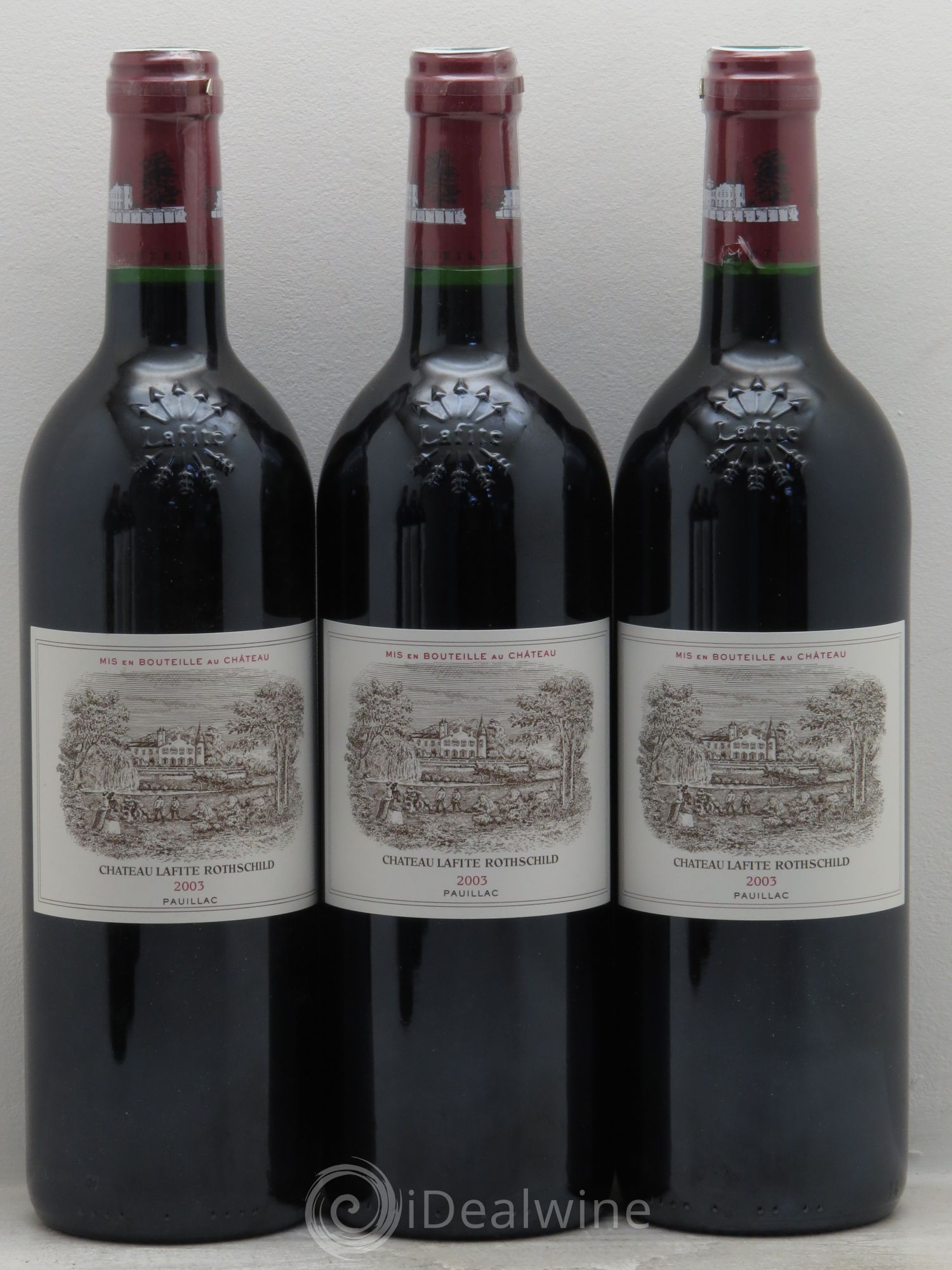 Château Lafite Rothschild 1er Grand Cru Classé 2003 - Lot de 6 bouteilles - 1