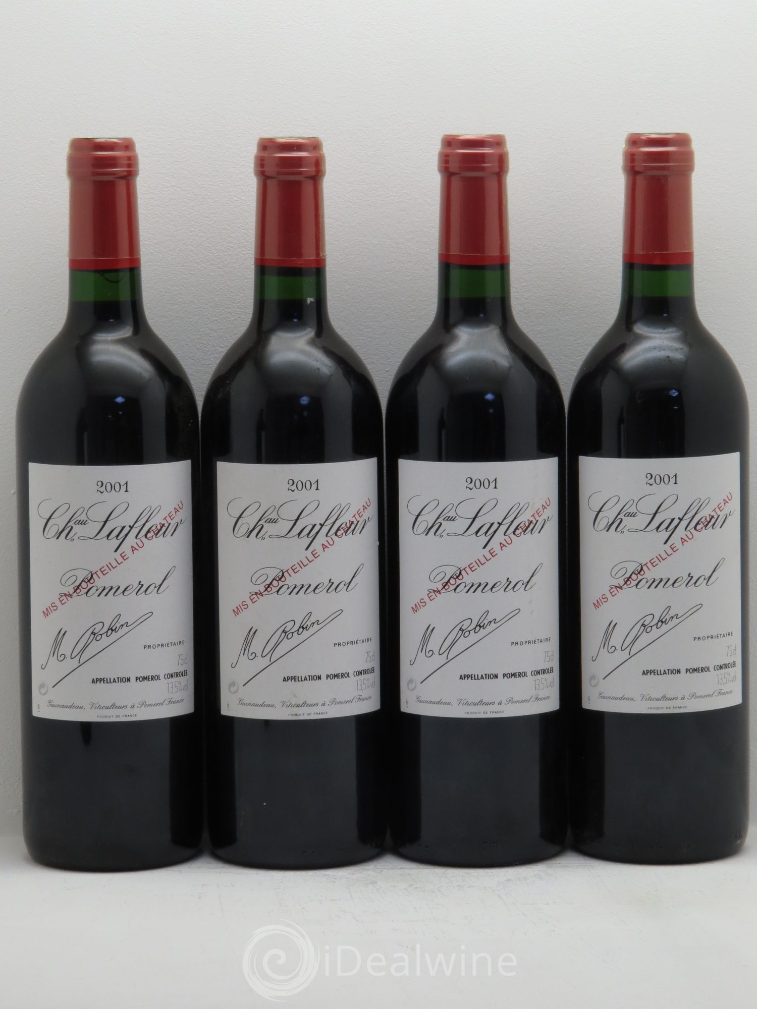 Château Lafleur 2001 - Lot de 4 bouteilles - 0