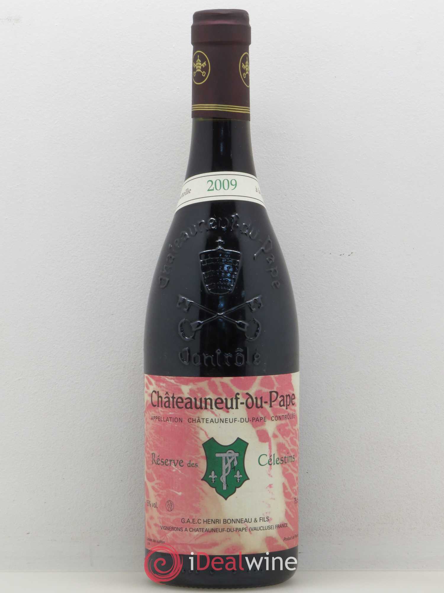 Châteauneuf-du-Pape Réserve des Célestins Henri Bonneau & Fils 2009 - Lot de 1 bouteille - 0