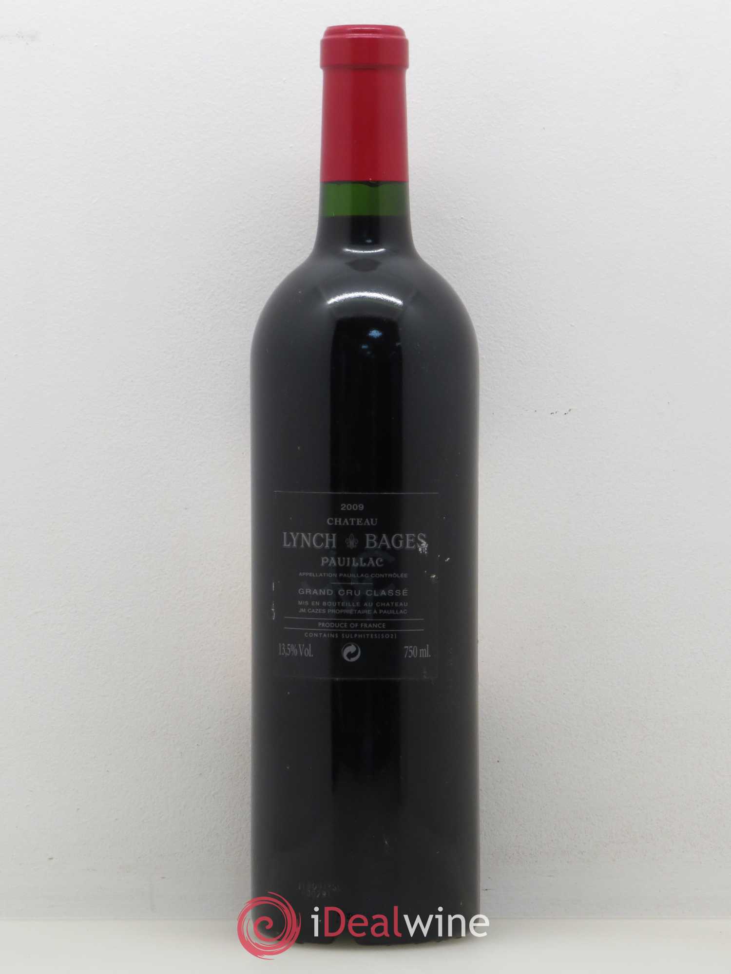Château Lynch Bages 5ème Grand Cru Classé 2009 - Lot de 1 bouteille - 1