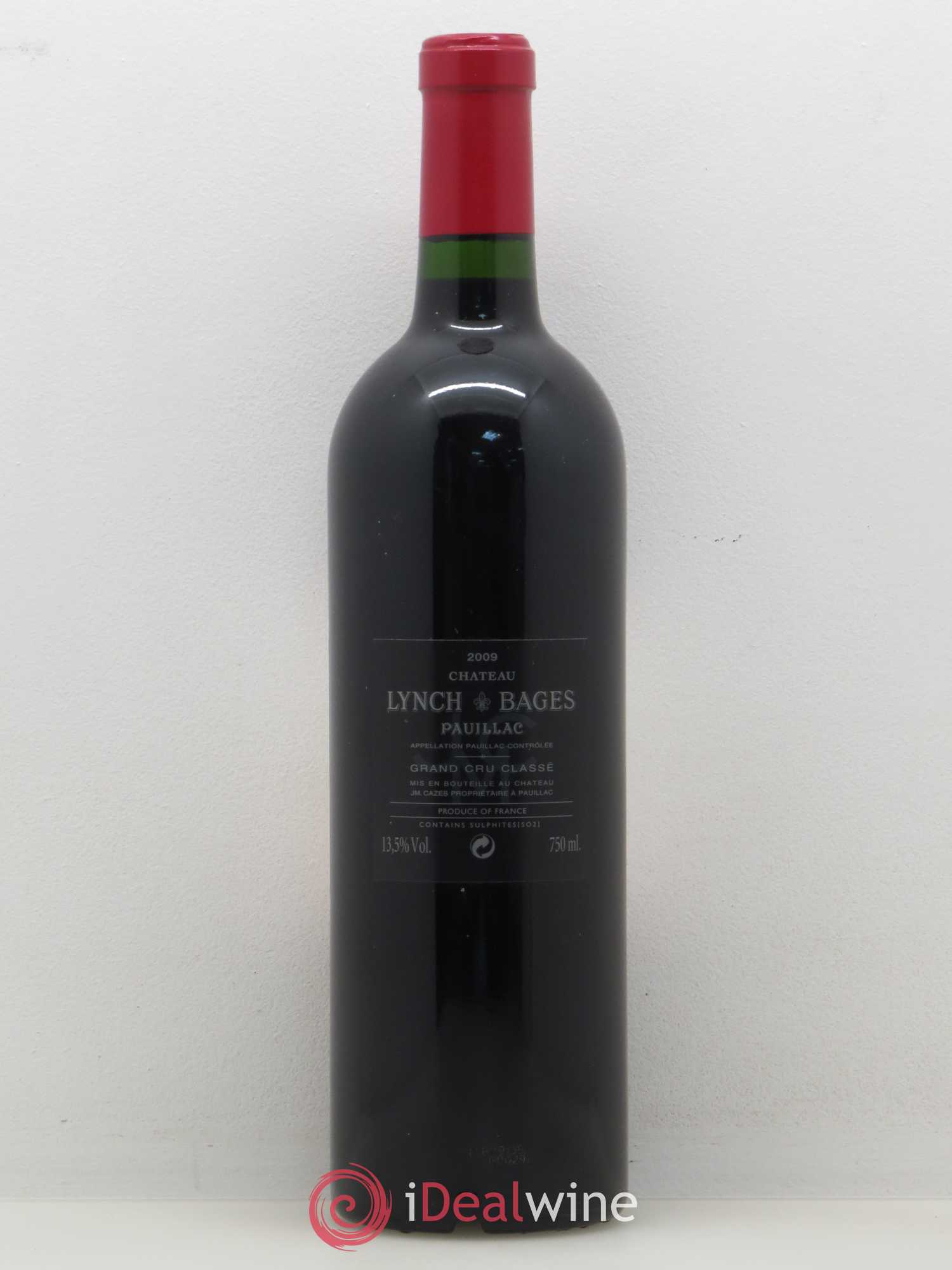 Château Lynch Bages 5ème Grand Cru Classé 2009 - Lot de 1 bouteille - 1