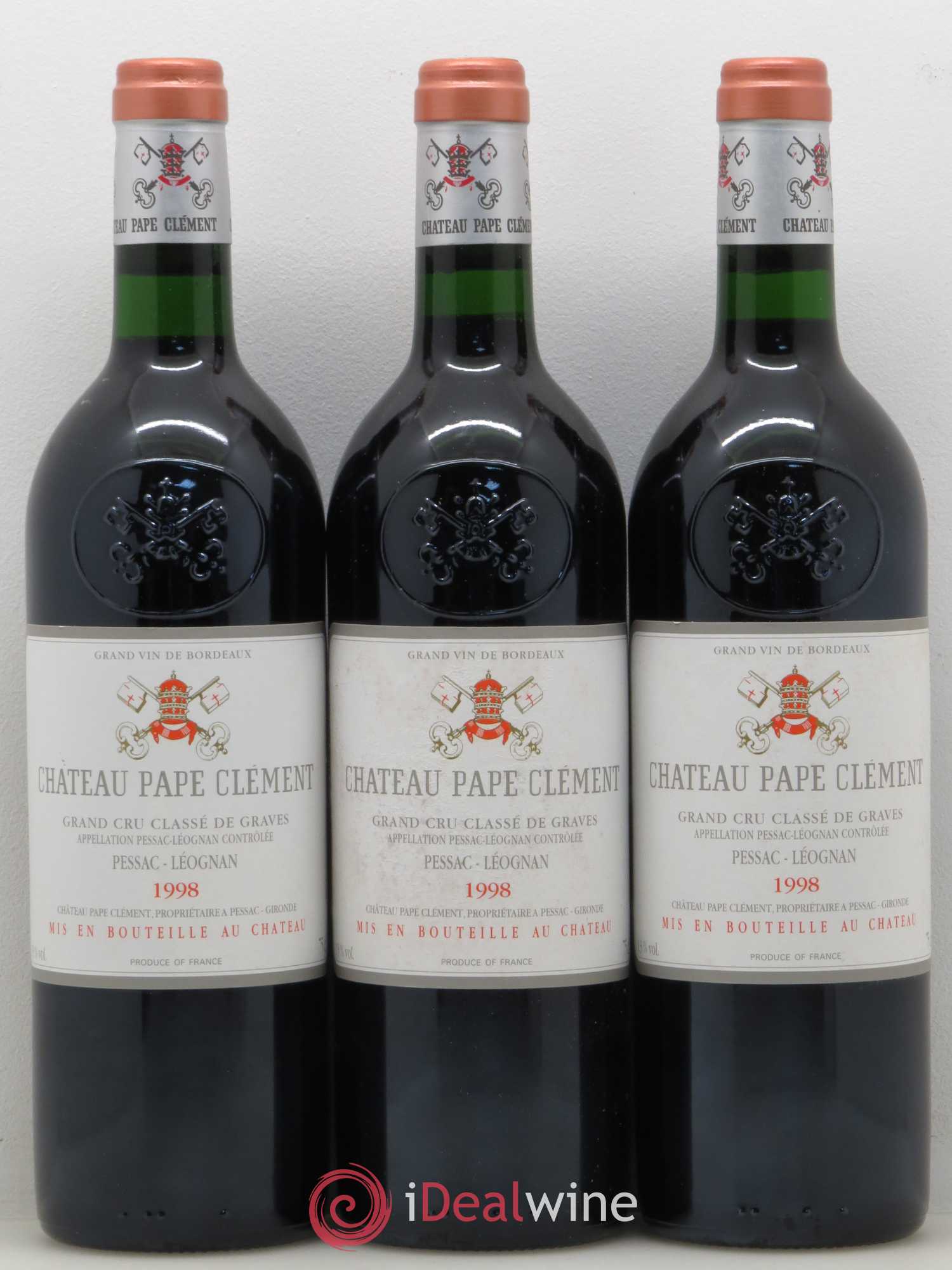 Château Pape Clément Cru Classé de Graves 1998 - Lot de 12 bouteilles - 2