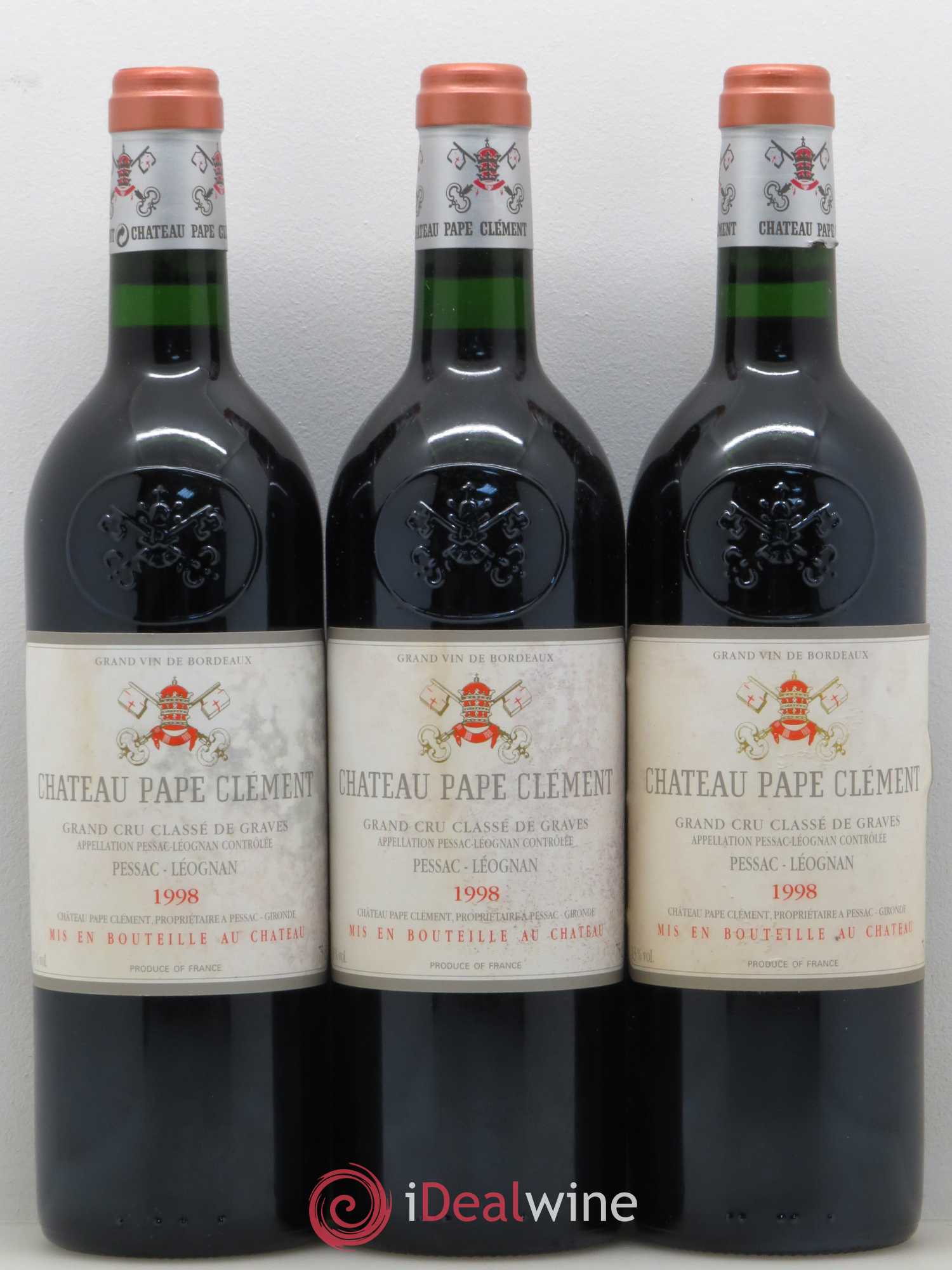 Château Pape Clément Cru Classé de Graves 1998 - Lot de 12 bouteilles - 3