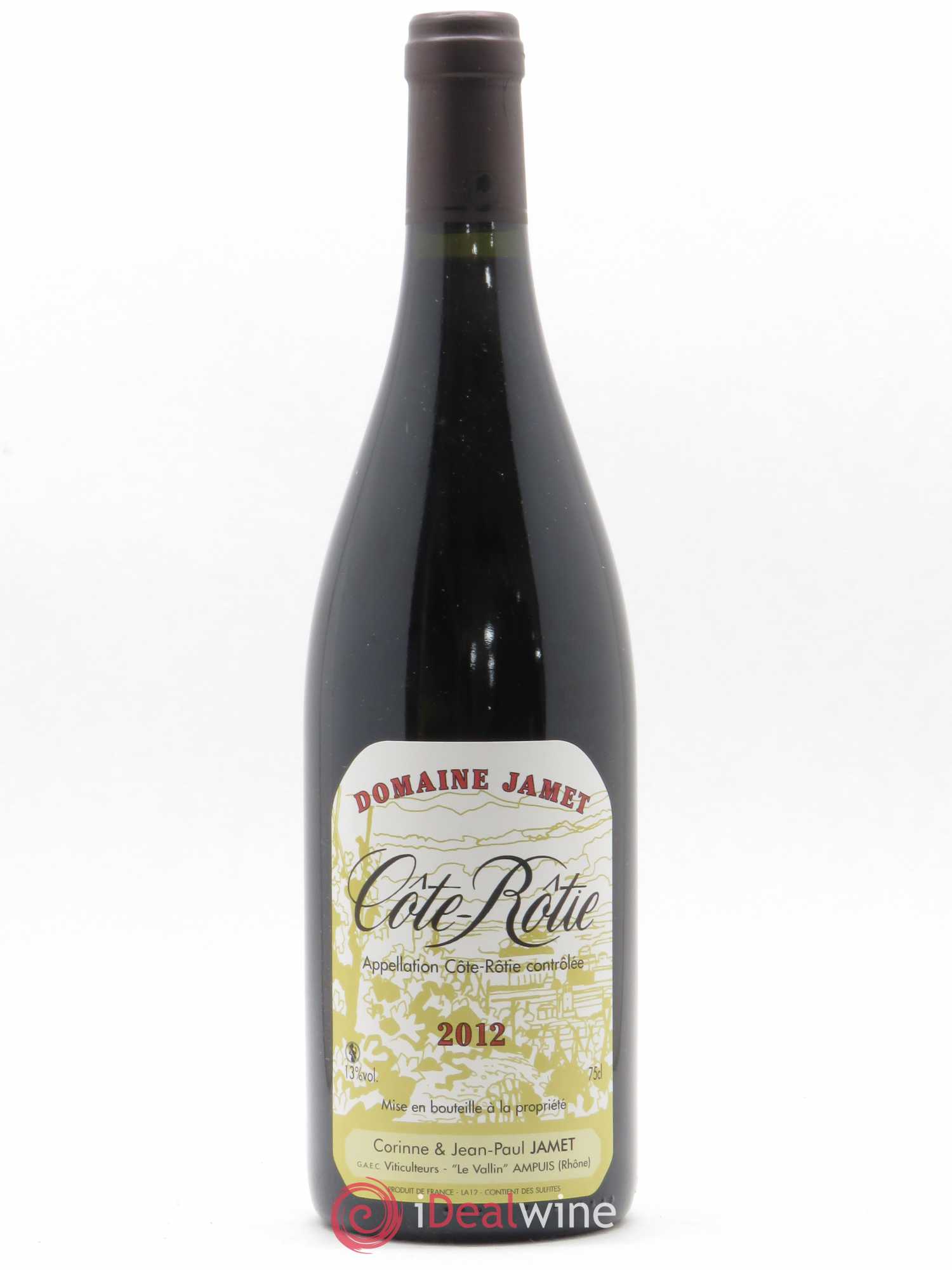Côte-Rôtie Jamet (Domaine) 2012 - Lot de 1 bouteille - 0
