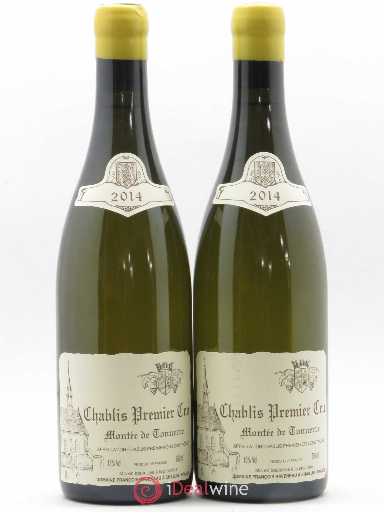Chablis 1er Cru Montée de Tonnerre Raveneau (Domaine) 2014 - Lot de 2 bouteilles - 0