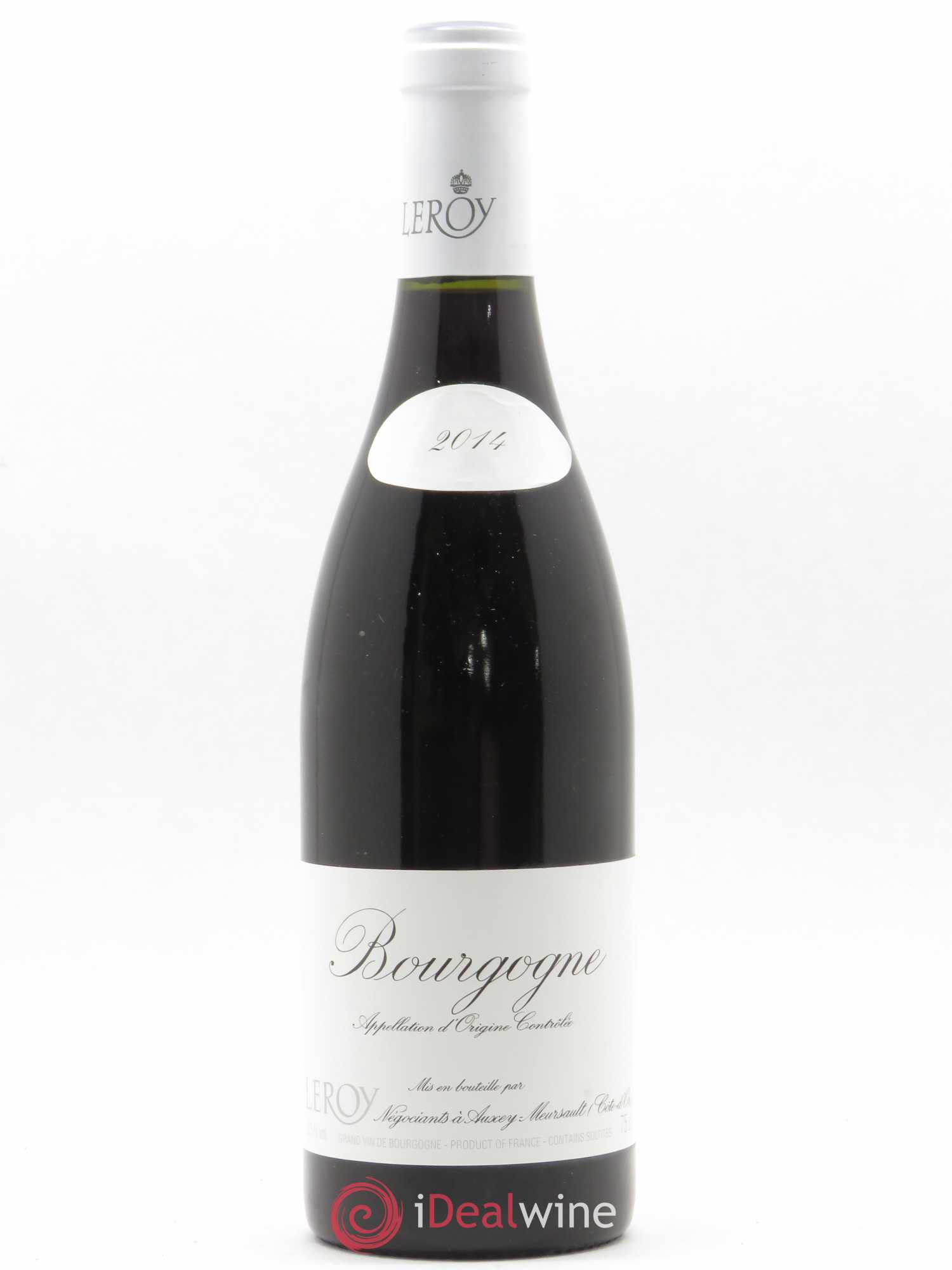 Bourgogne Leroy (Domaine) 2014 - Lot de 1 bouteille - 0