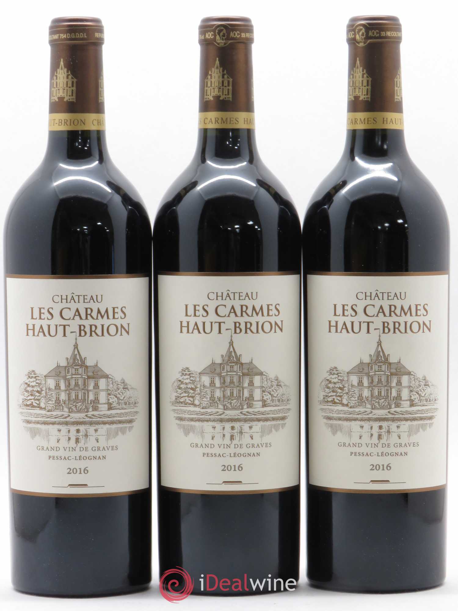 Château Les Carmes Haut-Brion 2016 - Lot de 6 bouteilles - 2