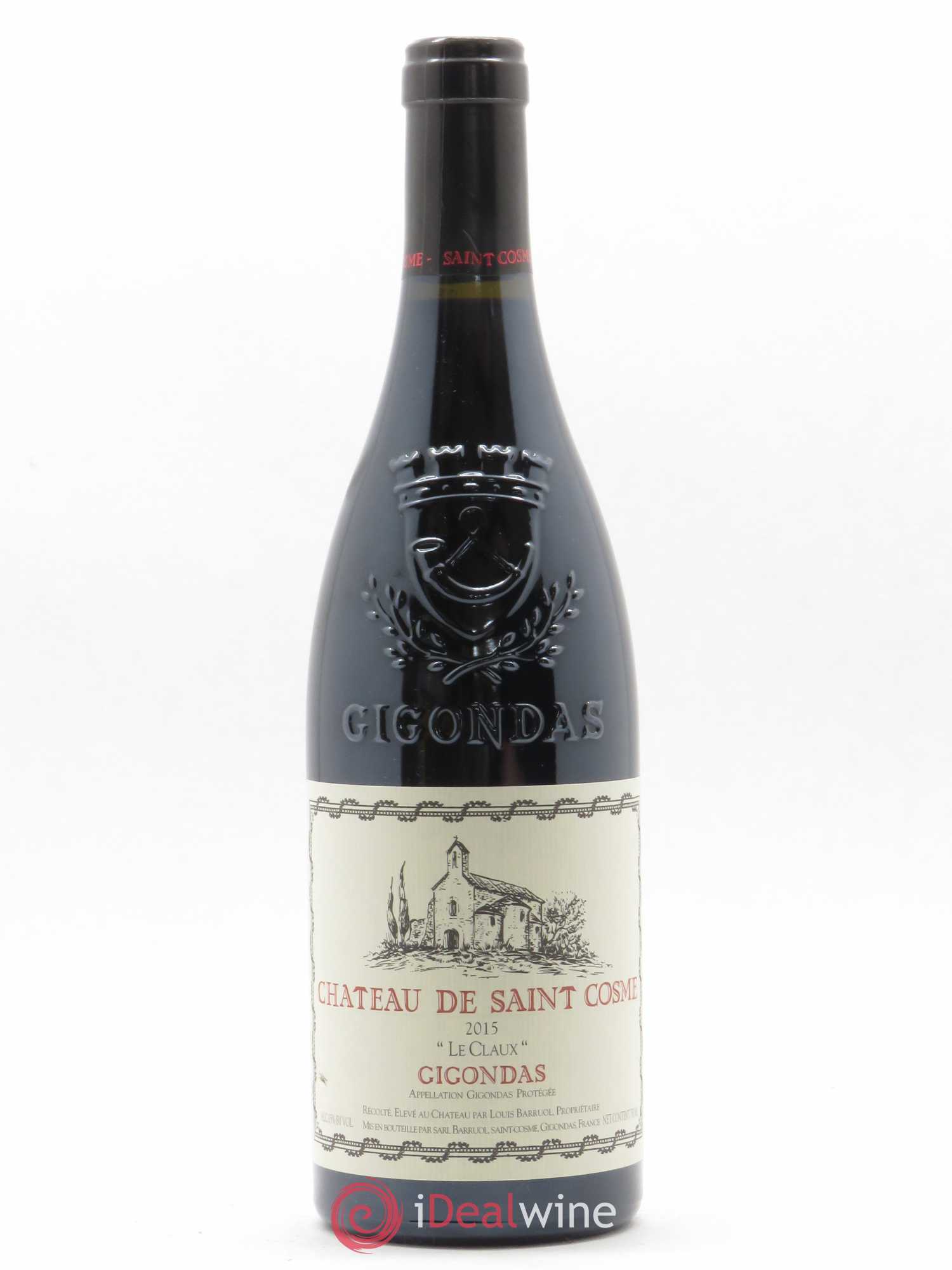 Gigondas Le Claux Saint Cosme 2015 - Lot de 1 bouteille - 0