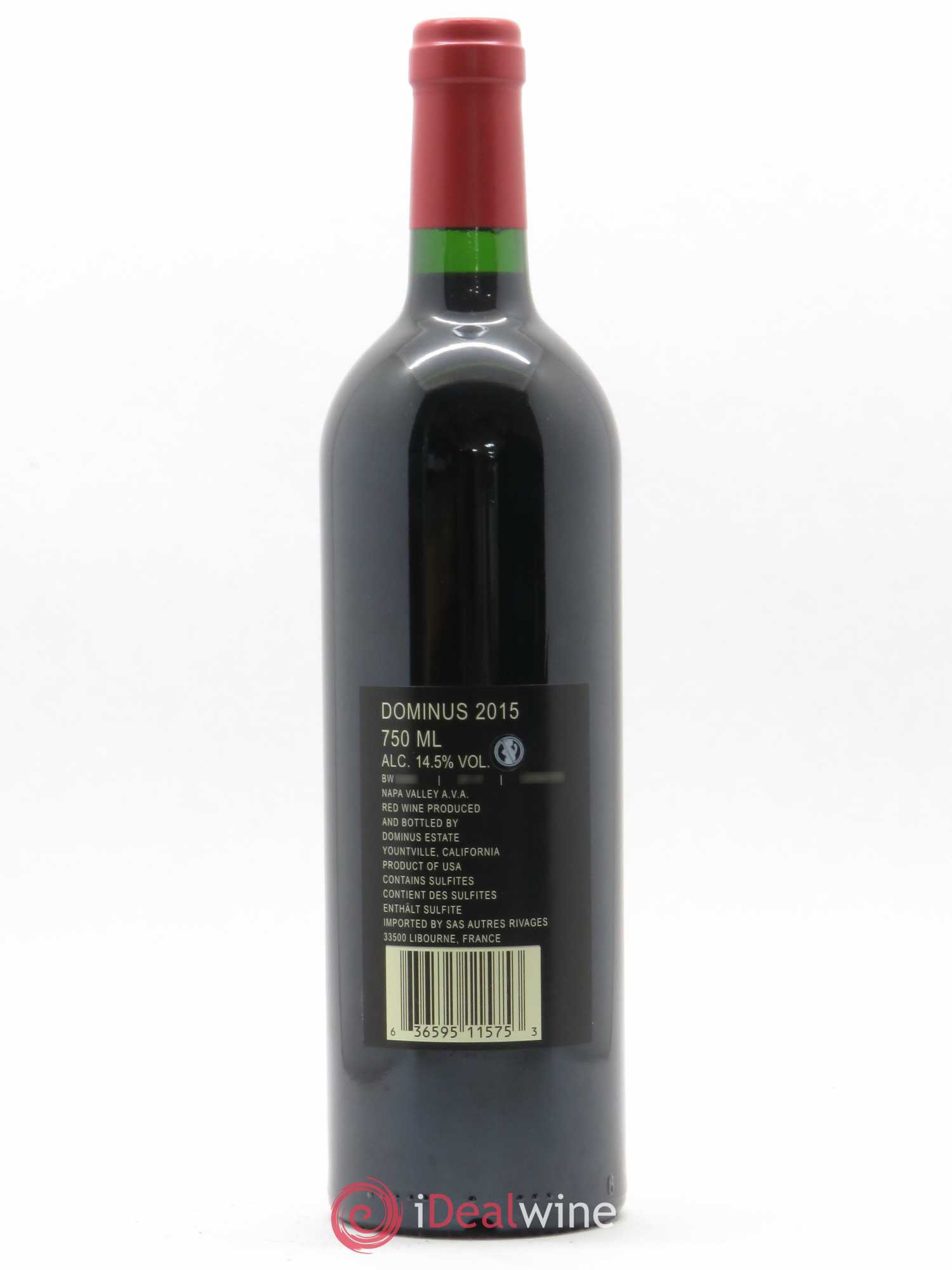 Napa Valley Dominus Christian Moueix 2015 - Lot de 1 bouteille - 1
