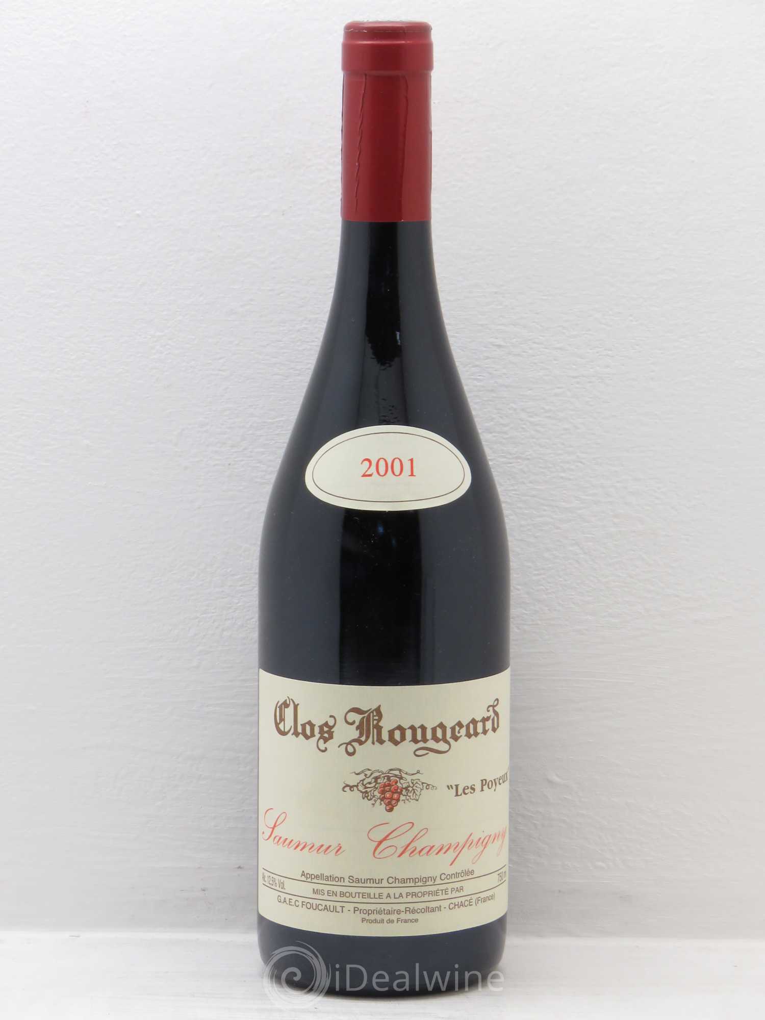 Saumur-Champigny Les Poyeux Clos Rougeard 2001 - Lot de 1 bouteille - 0