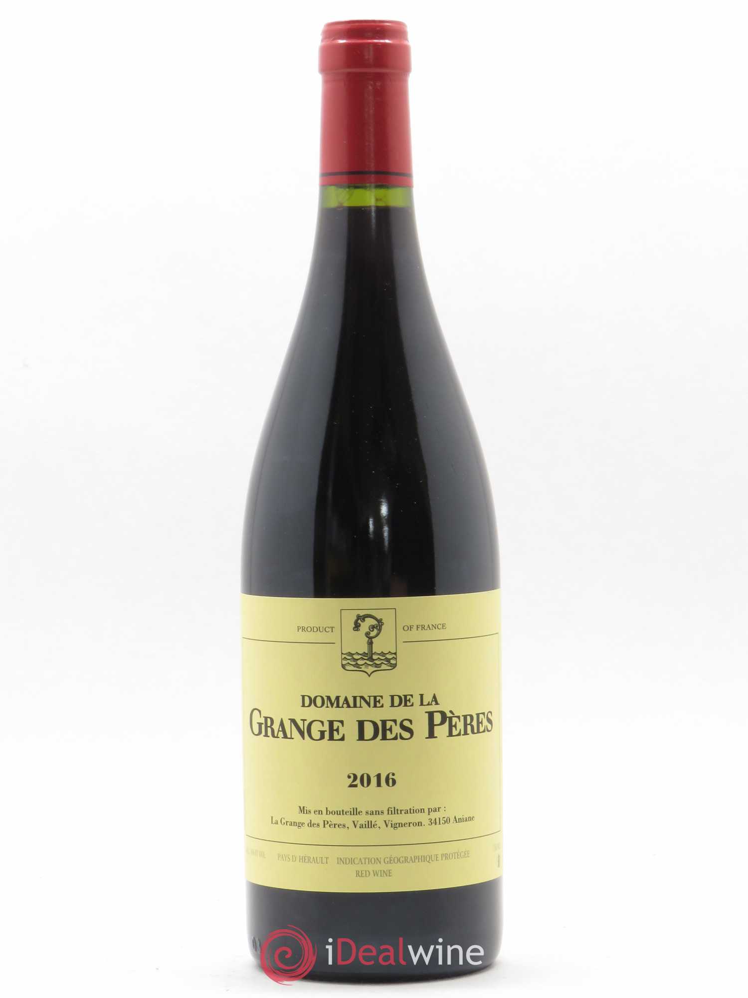 Pays d'Hérault Grange des Pères Laurent Vaillé 2016 - Lot de 1 bouteille - 0