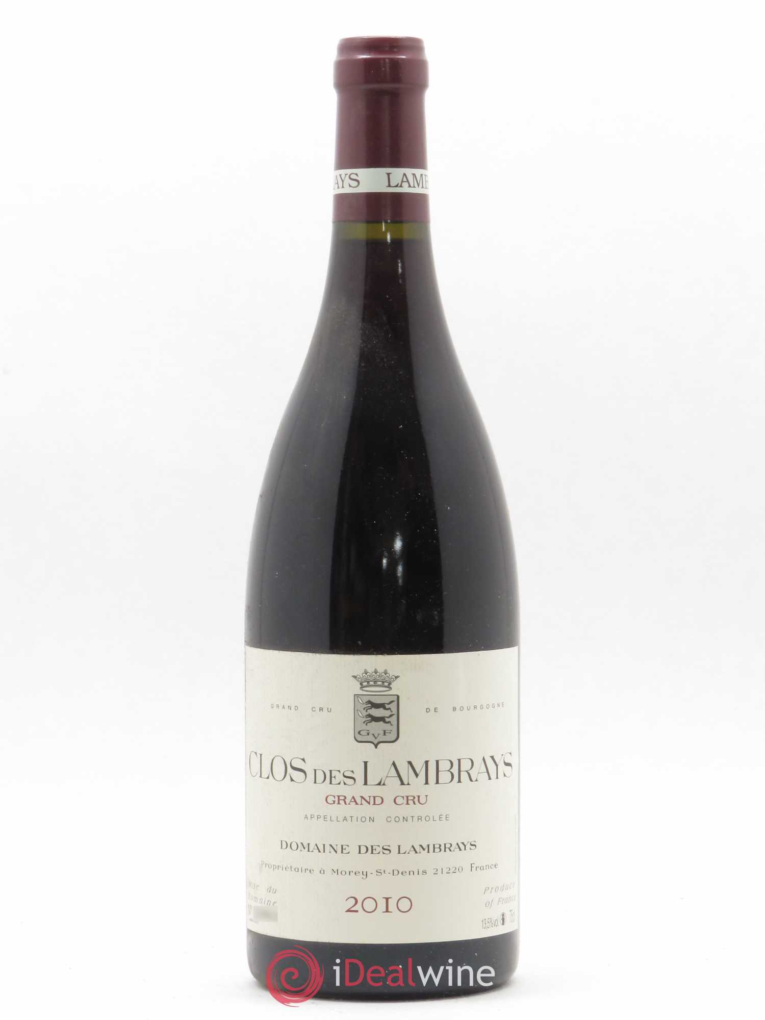 Clos des Lambrays Grand Cru Domaine des Lambrays 2010 - Lot de 1 bouteille - 0