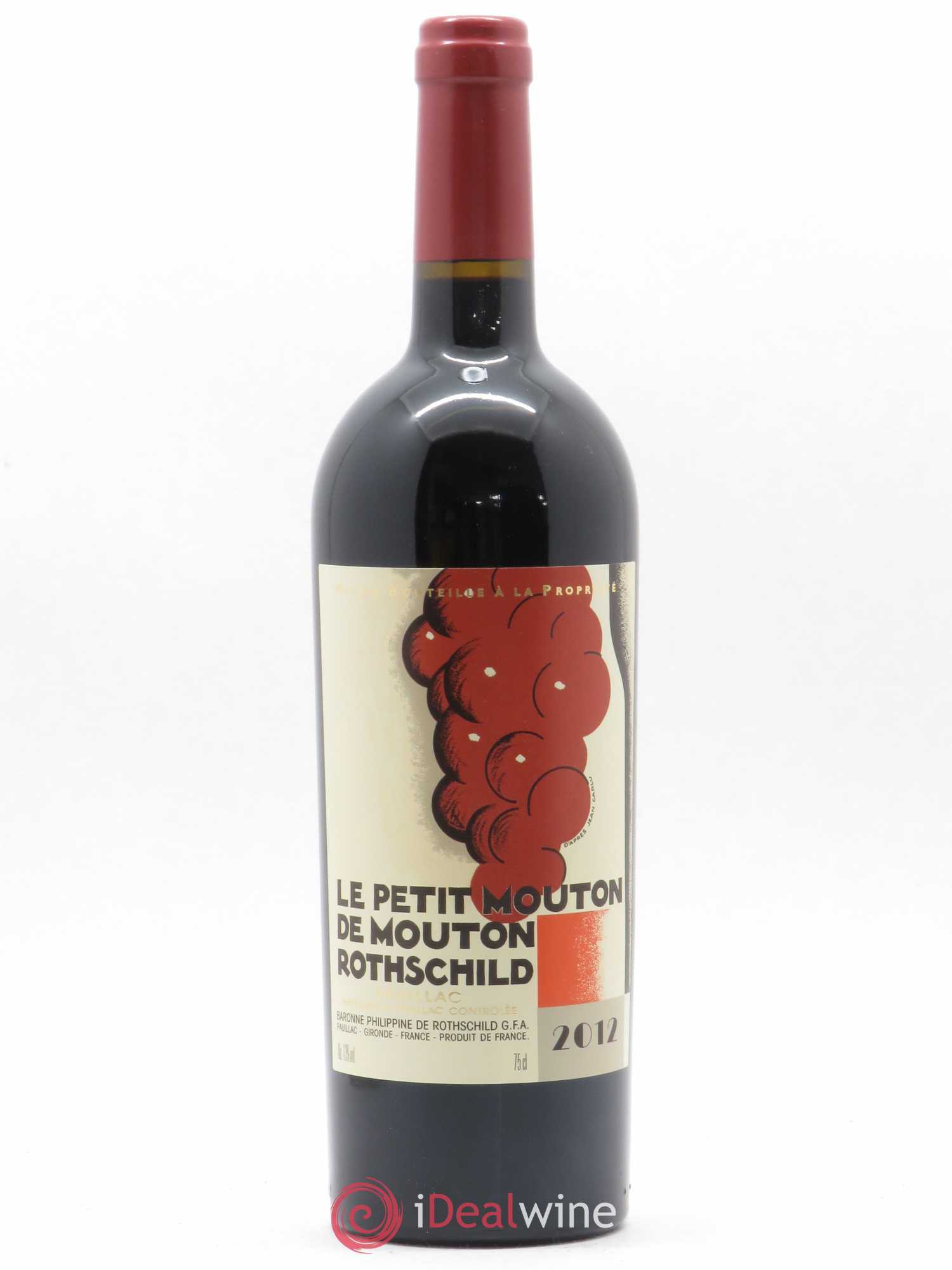 Petit Mouton Second Vin 2012 - Lot de 1 bouteille - 0
