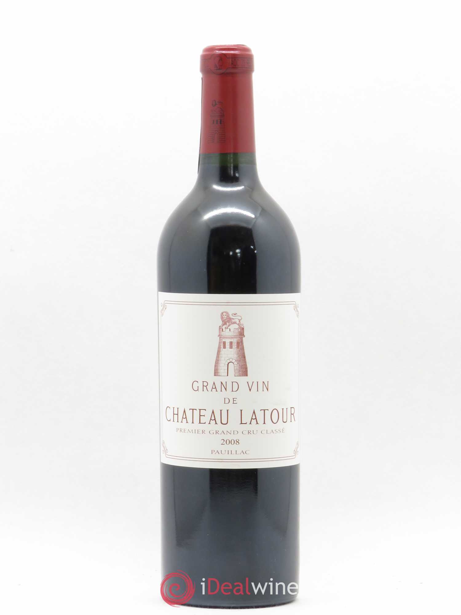 Château Latour 1er Grand Cru Classé 2008 - Lot de 1 bouteille - 0