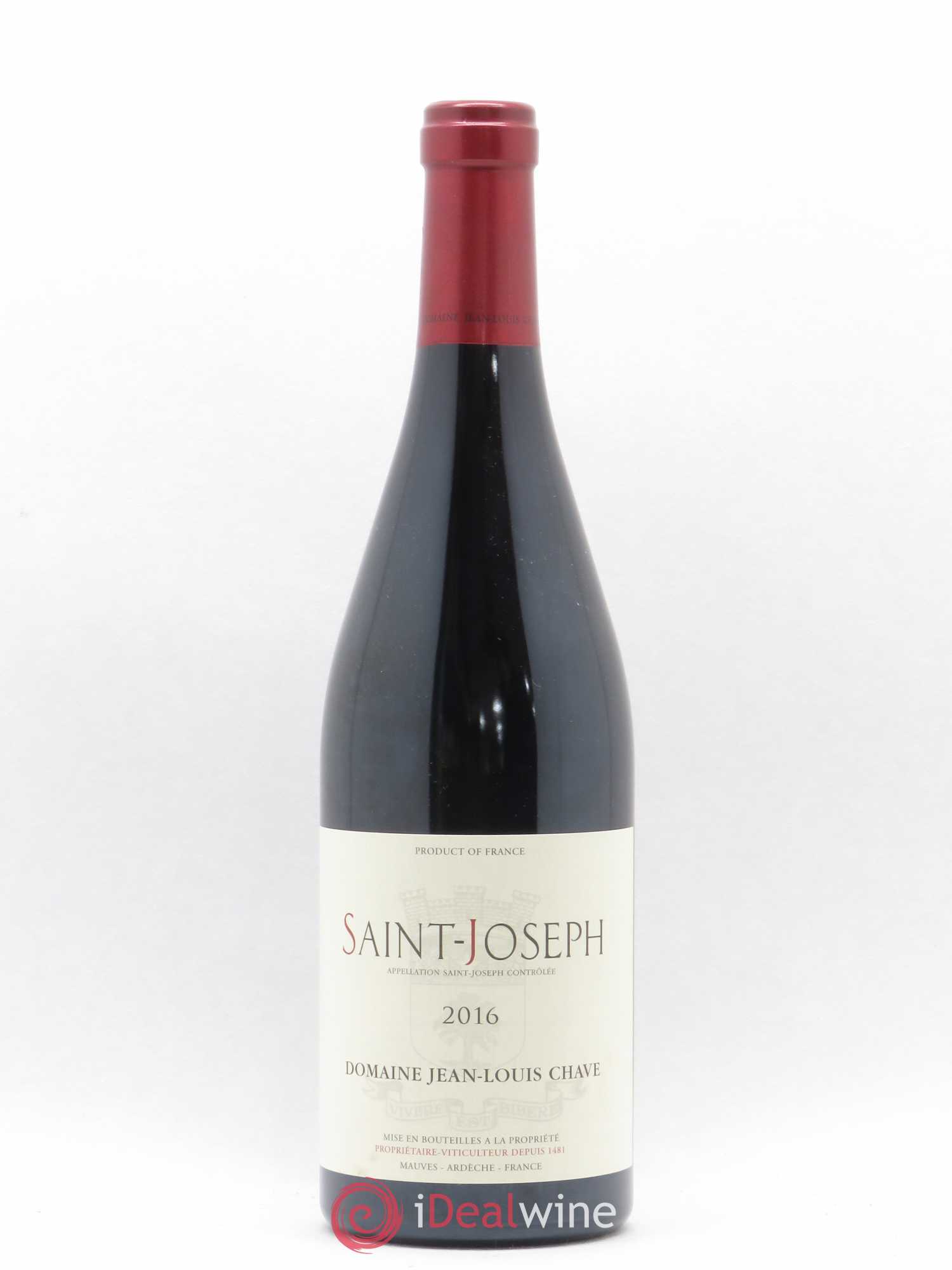 Saint-Joseph Jean-Louis Chave 2016 - Lot de 1 bouteille - 0