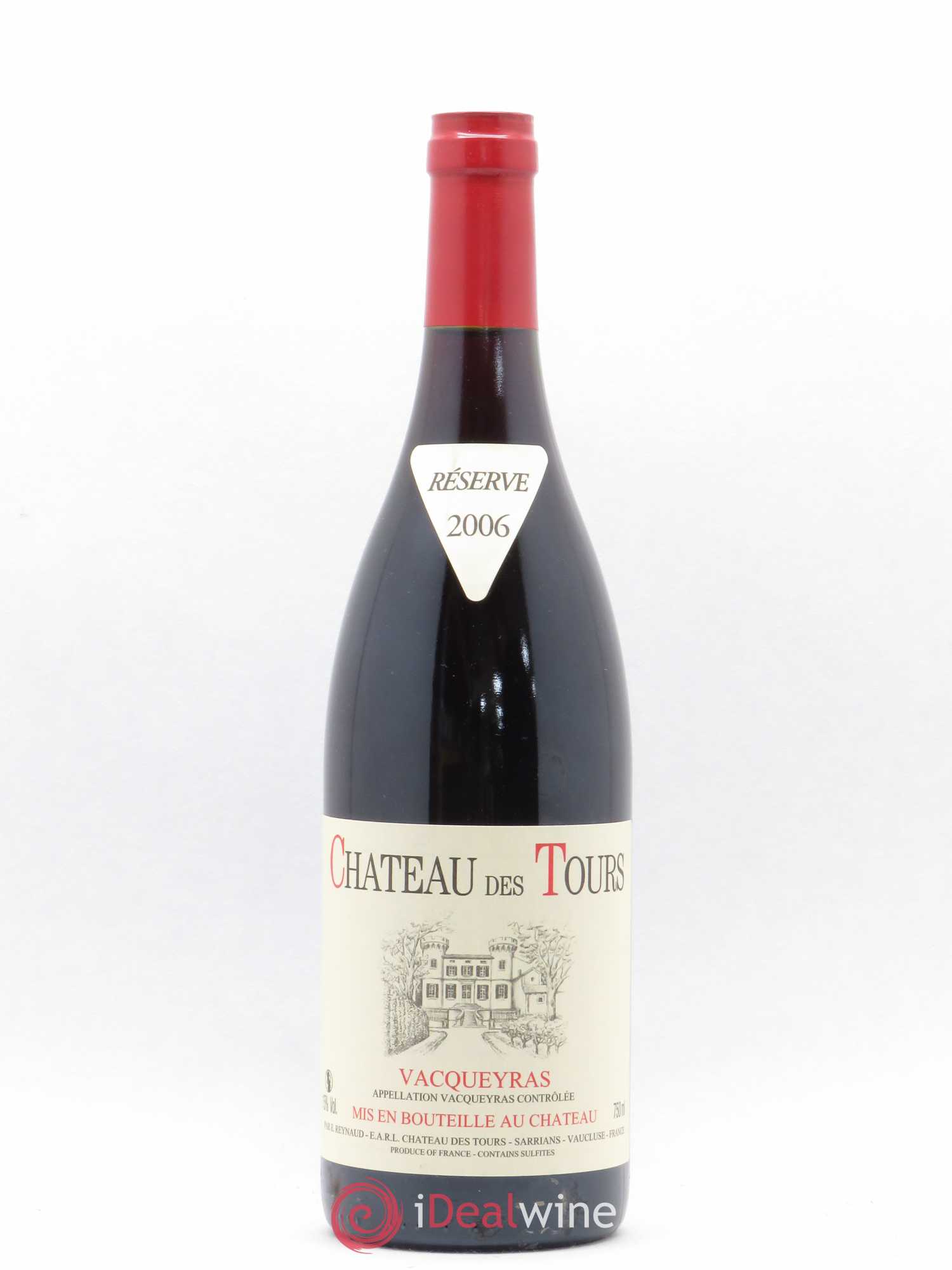 Vacqueyras Château des Tours Emmanuel Reynaud 2006 - Lot de 1 bouteille - 0