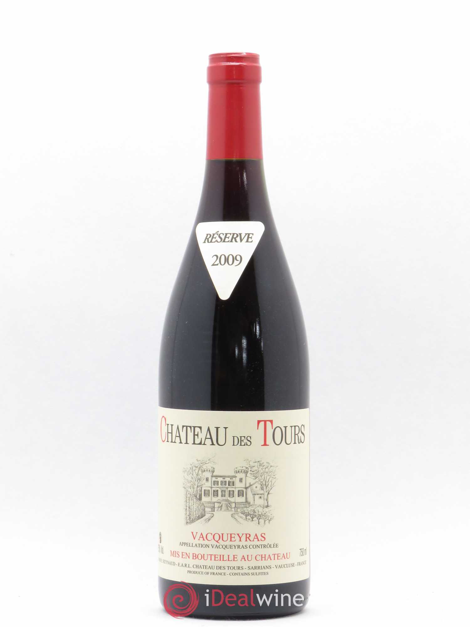 Vacqueyras Château des Tours Emmanuel Reynaud 2009 - Lot de 1 bouteille - 0