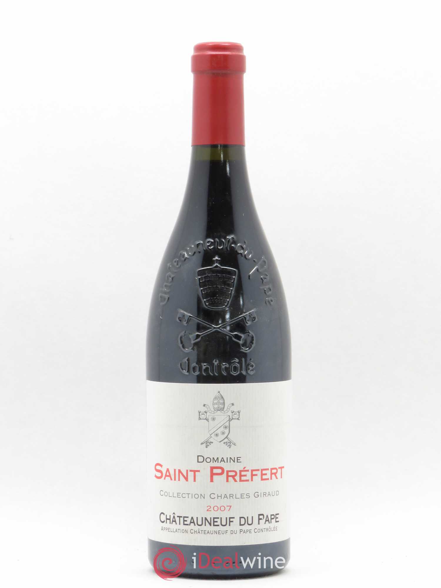 Châteauneuf-du-Pape Collection Charles Giraud Domaine Saint-Préfert 2007 - Lot de 1 bouteille - 0