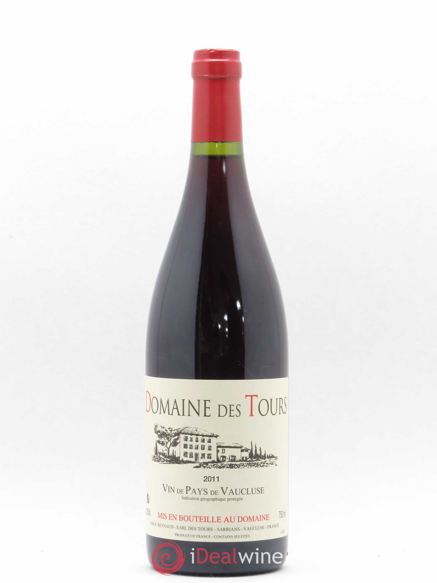 Vaucluse (Vin de Pays de Vaucluse) Domaine des Tours Emmanuel Reynaud 2011 - Lot de 1 bouteille - 0