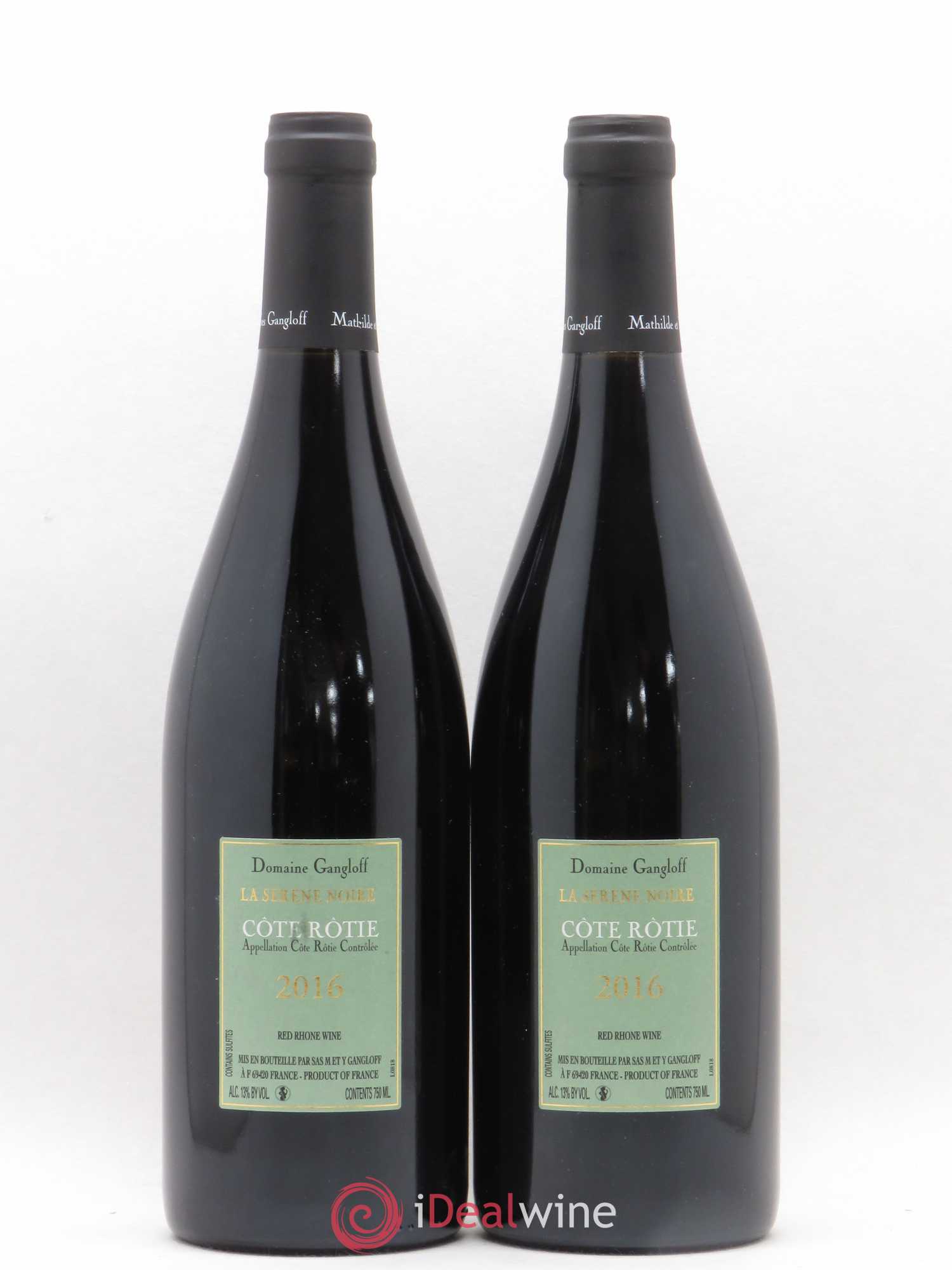 Côte-Rôtie La Sereine Noire Gangloff (Domaine) 2016 - Lotto di 2 bottiglie - 1