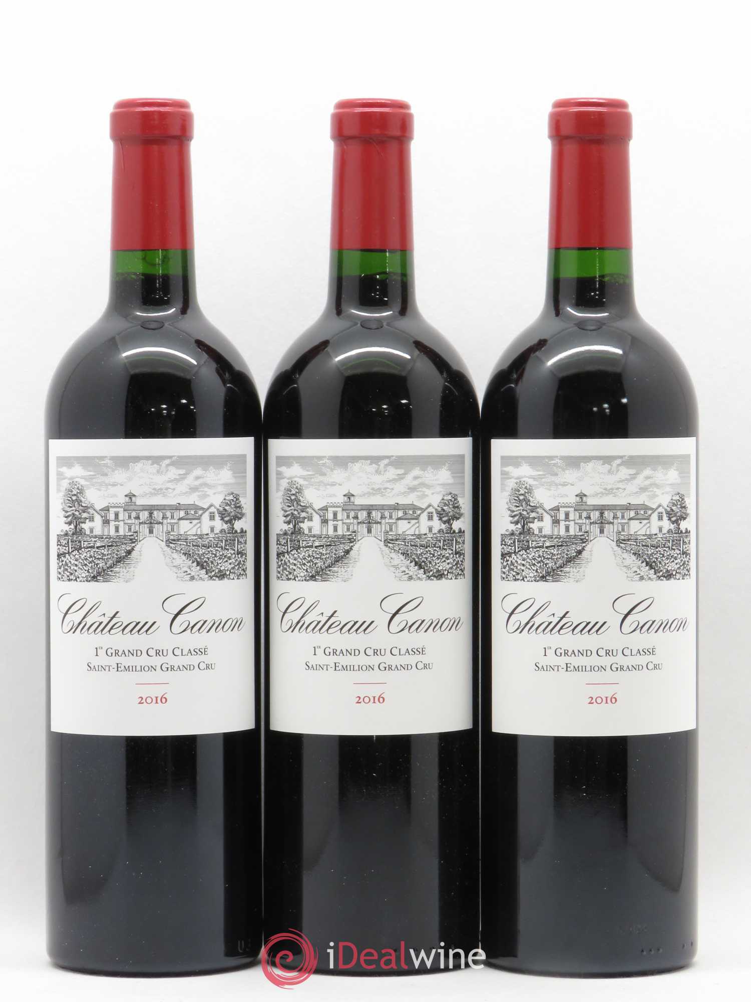 Château Canon 1er Grand Cru Classé B 2016 - Lot de 6 bouteilles - 1