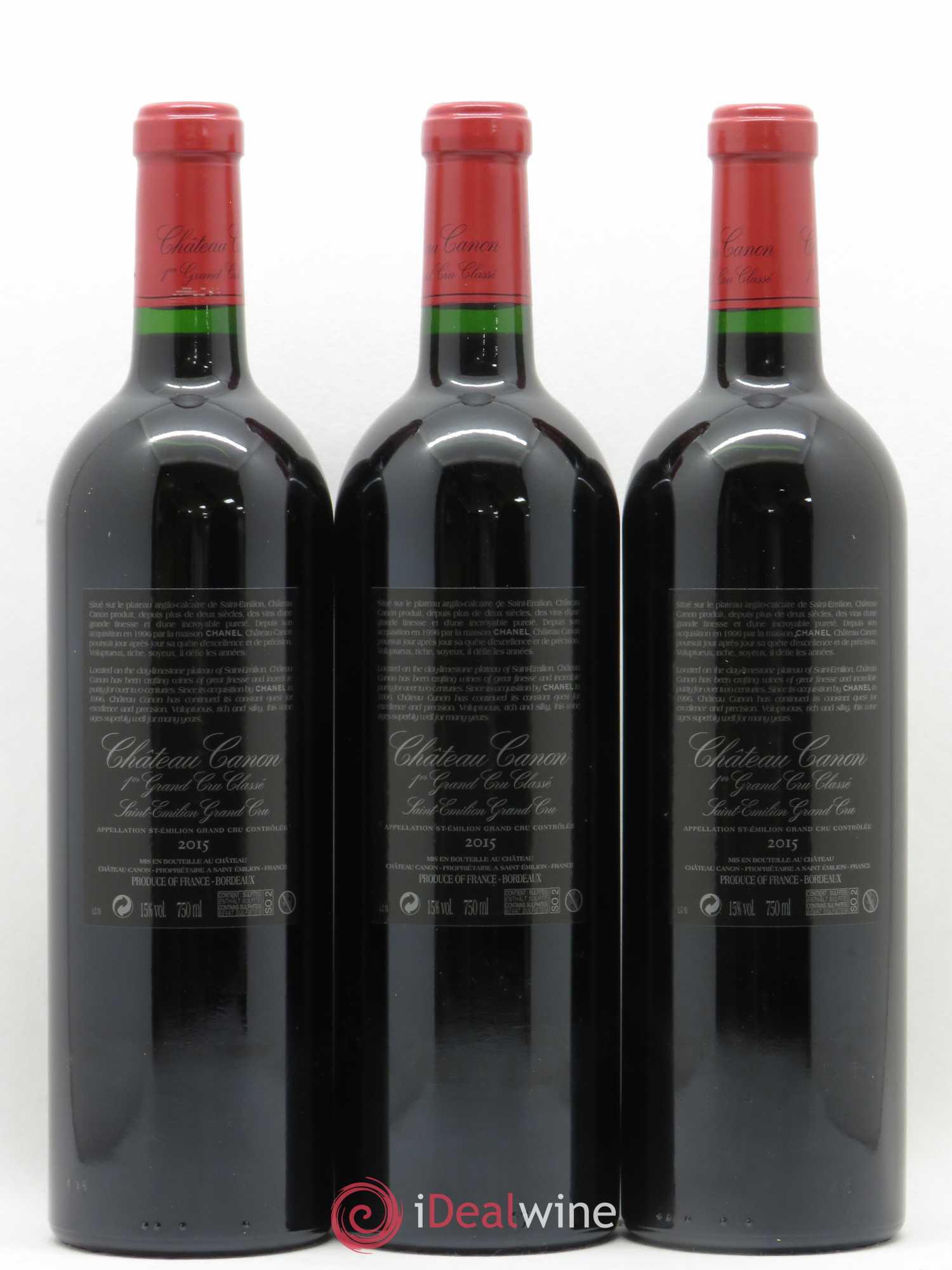 Château Canon 1er Grand Cru Classé B 2015 - Lot de 6 bouteilles - 4