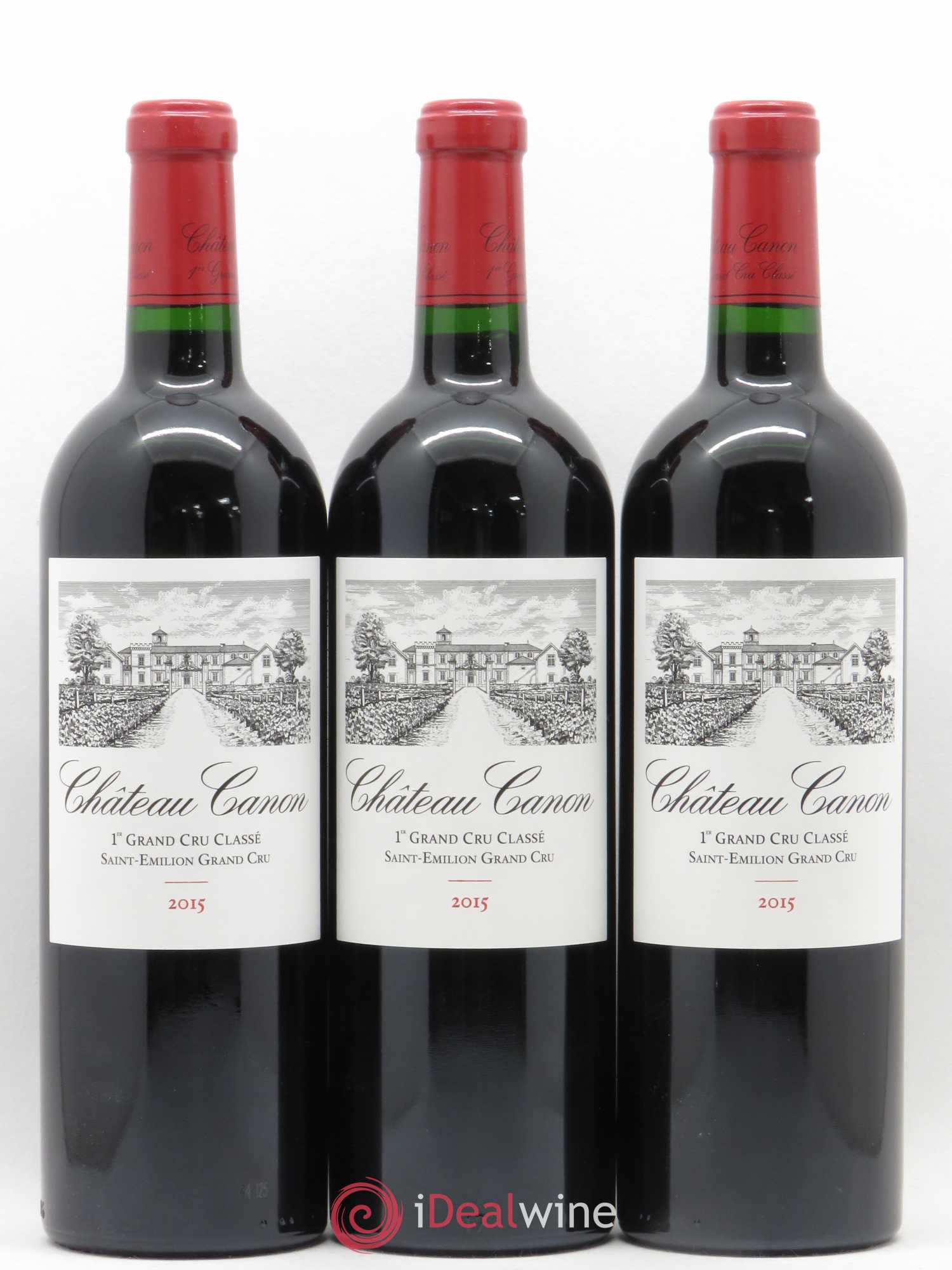 Château Canon 1er Grand Cru Classé B 2015 - Lot de 6 bouteilles - 1