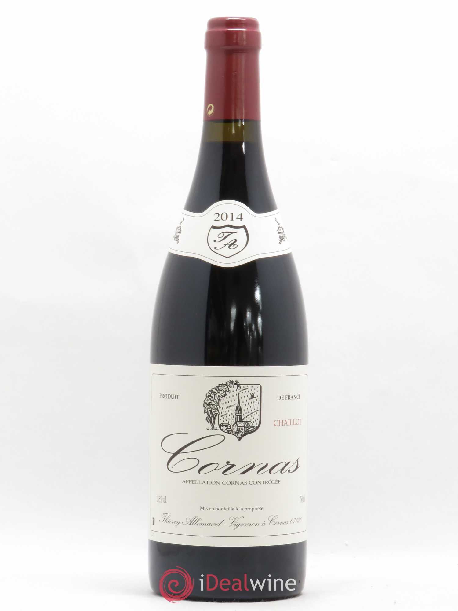Cornas Chaillot Thierry Allemand 2014 - Lot de 1 bouteille - 0