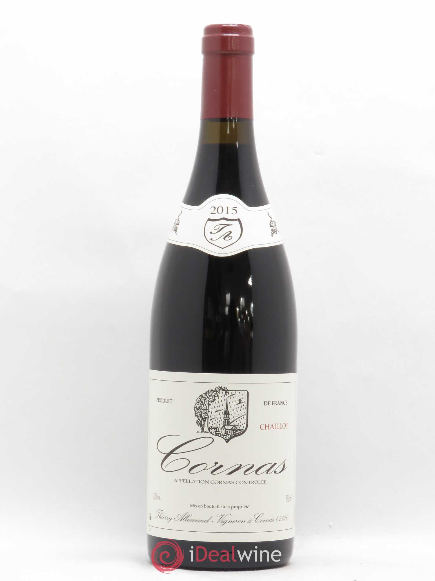 Cornas Chaillot Thierry Allemand 2015 - Lot de 1 bouteille - 0
