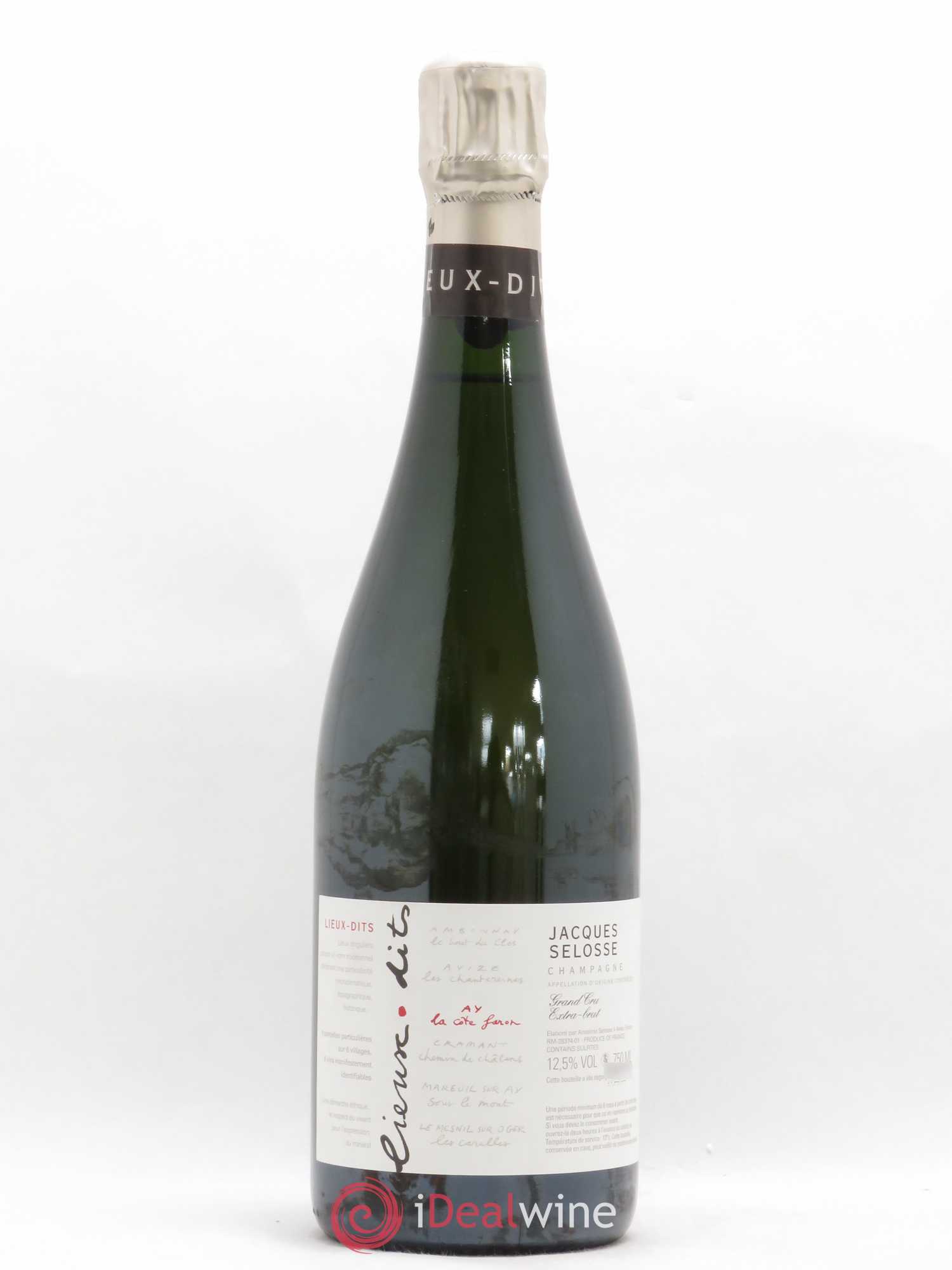 La Côte Faron Blanc de Noirs Grand Cru Extra-Brut Jacques Selosse - Lot de 1 bouteille - 0