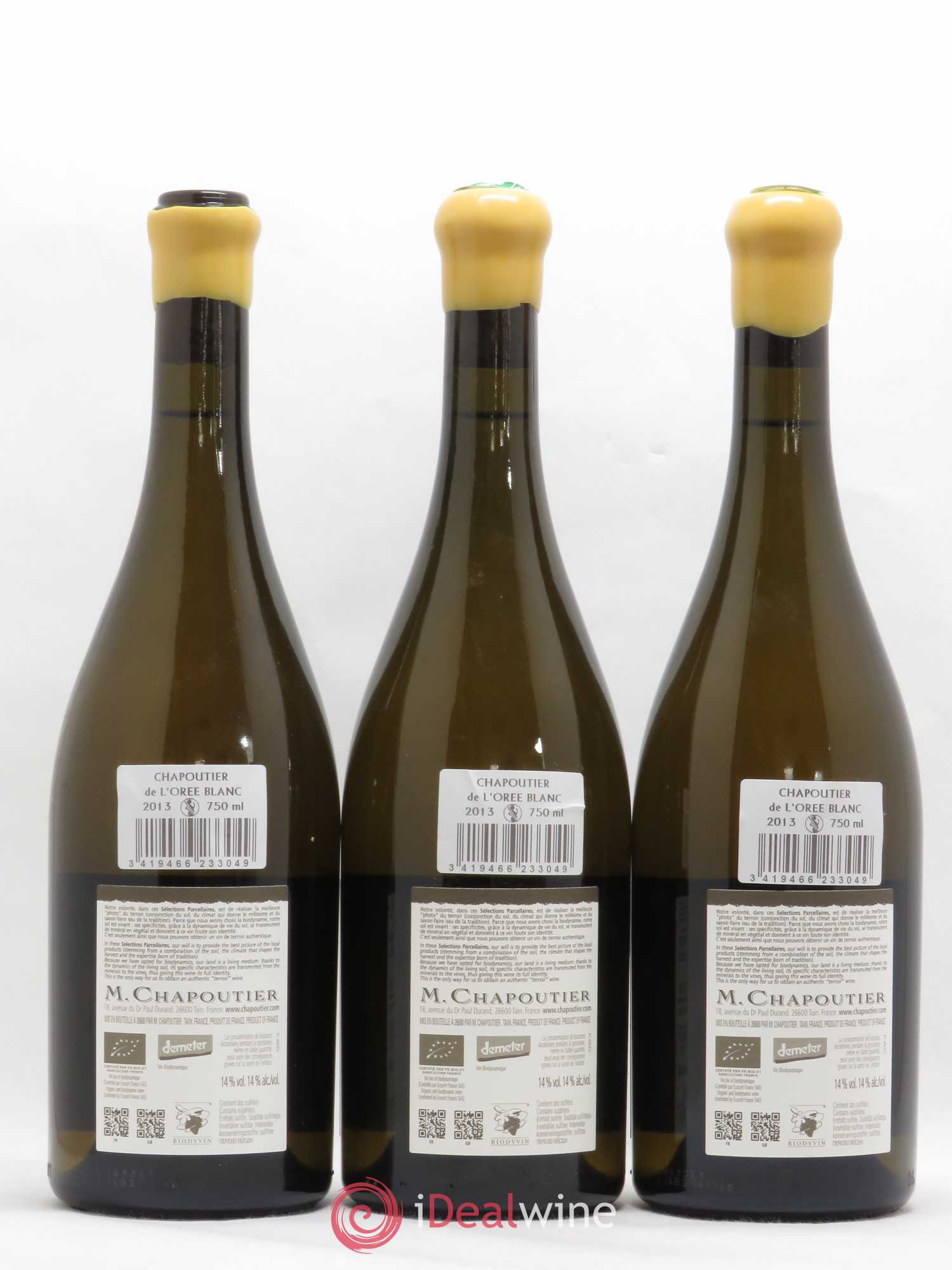 Hermitage Ermitage de l'Orée Chapoutier 2013 - Lot de 6 bouteilles - 4