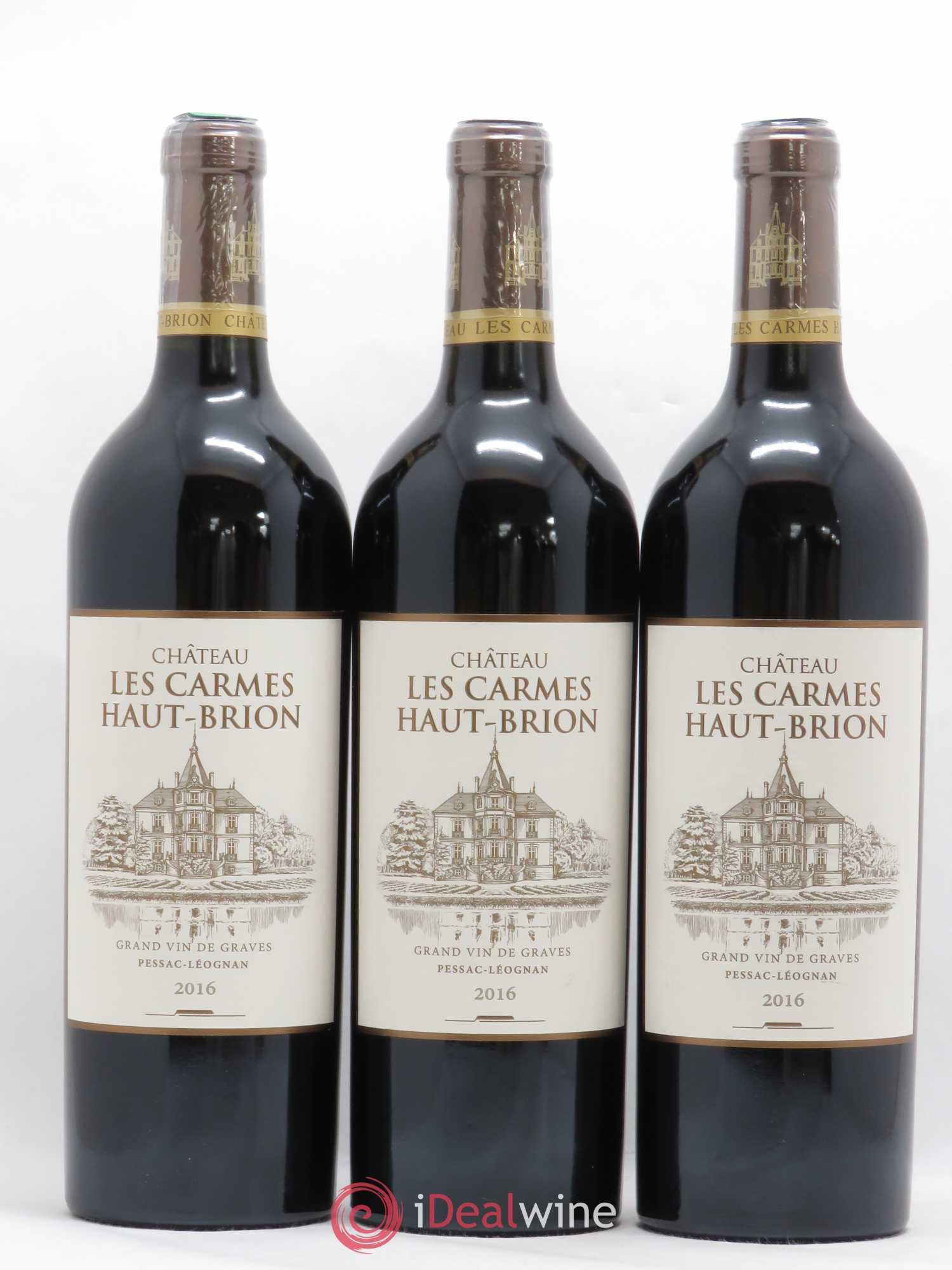 Château Les Carmes Haut-Brion 2016 - Lot de 6 bouteilles - 1