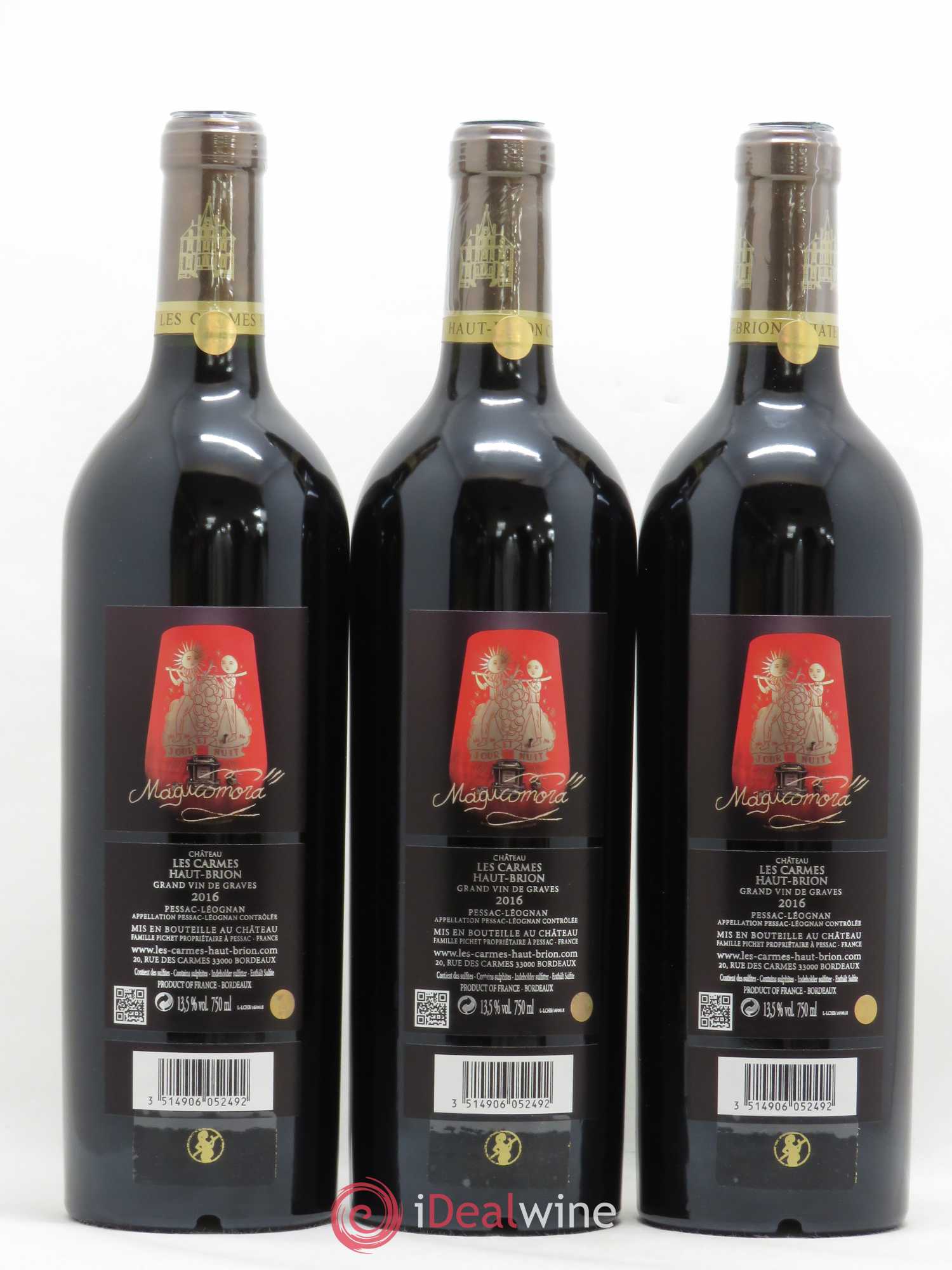 Château Les Carmes Haut-Brion 2016 - Lot de 6 bouteilles - 2