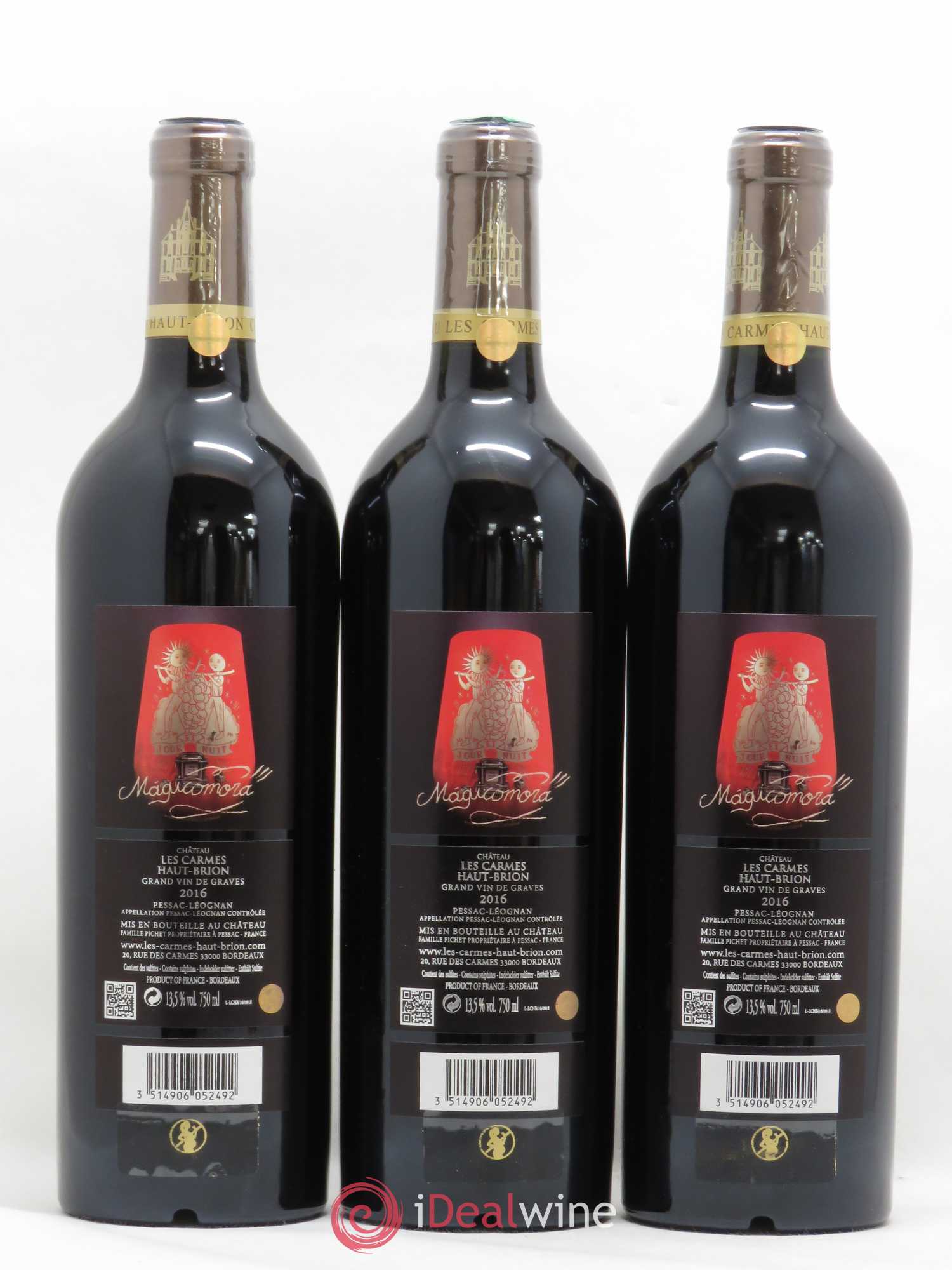 Château Les Carmes Haut-Brion 2016 - Lot de 6 bouteilles - 4