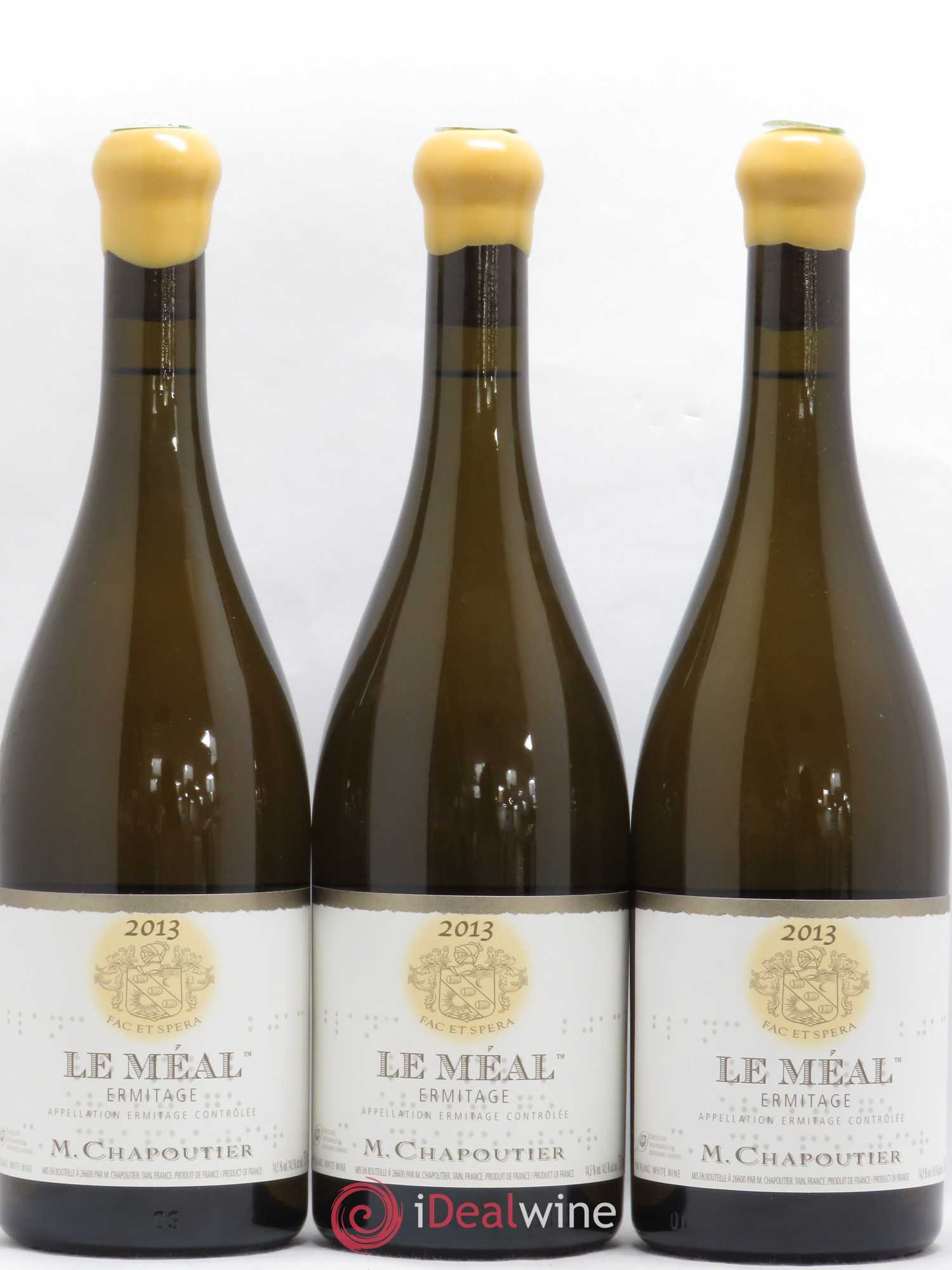 Hermitage Ermitage Le Méal Chapoutier 2013 - Lot de 6 bouteilles - 1