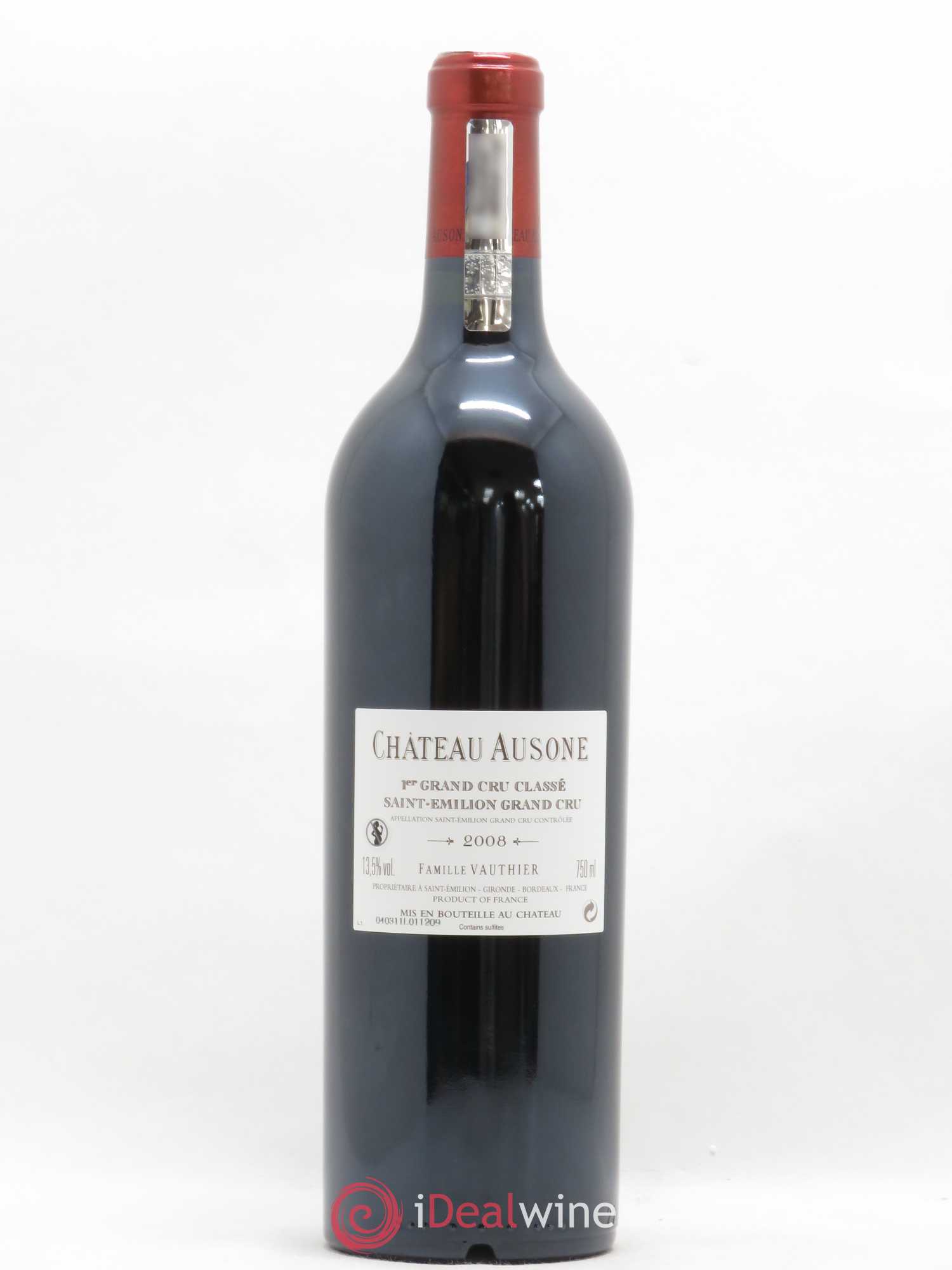 Château Ausone 1er Grand Cru Classé A 2008 - Lot de 1 bouteille - 1