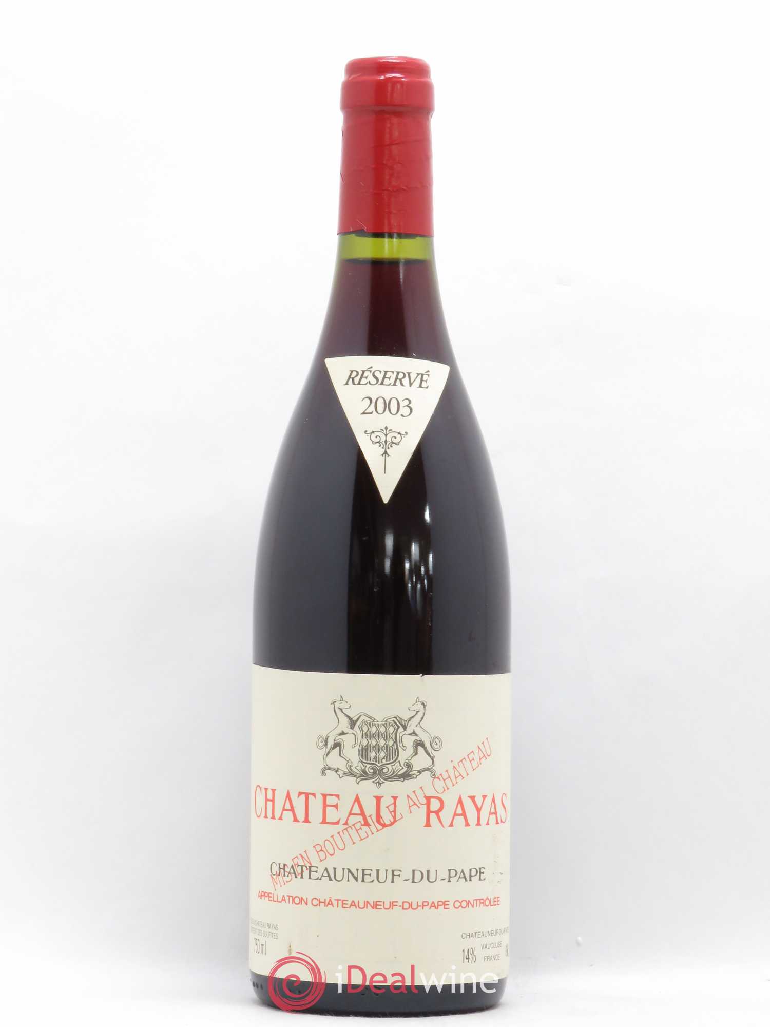 Châteauneuf-du-Pape Château Rayas Emmanuel Reynaud 2003 - Lot de 1 bouteille - 0