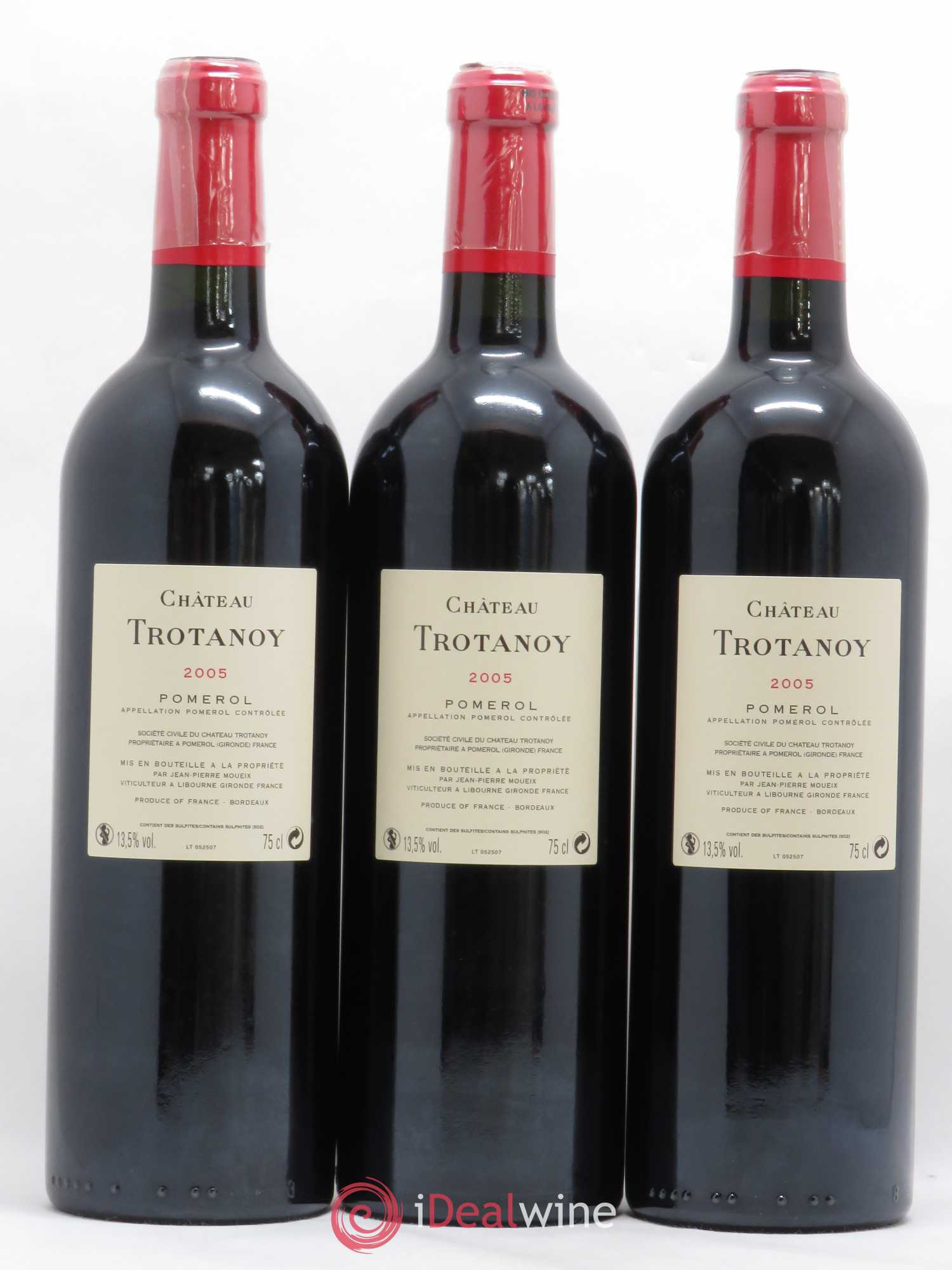 Château Trotanoy 2005 - Lot de 6 bouteilles - 4