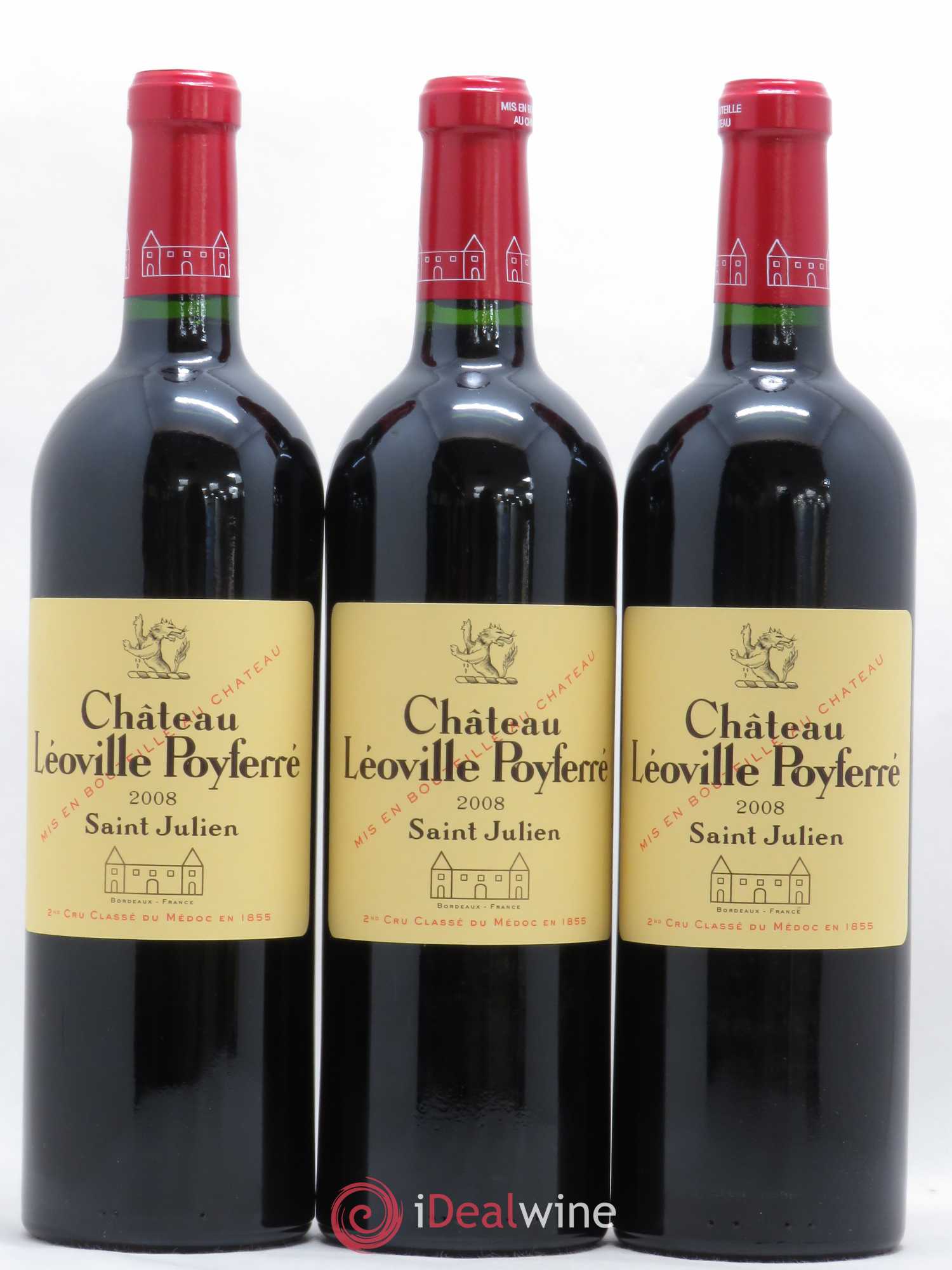Château Léoville Poyferré 2ème Grand Cru Classé 2008 - Lot de 12 bouteilles - 2